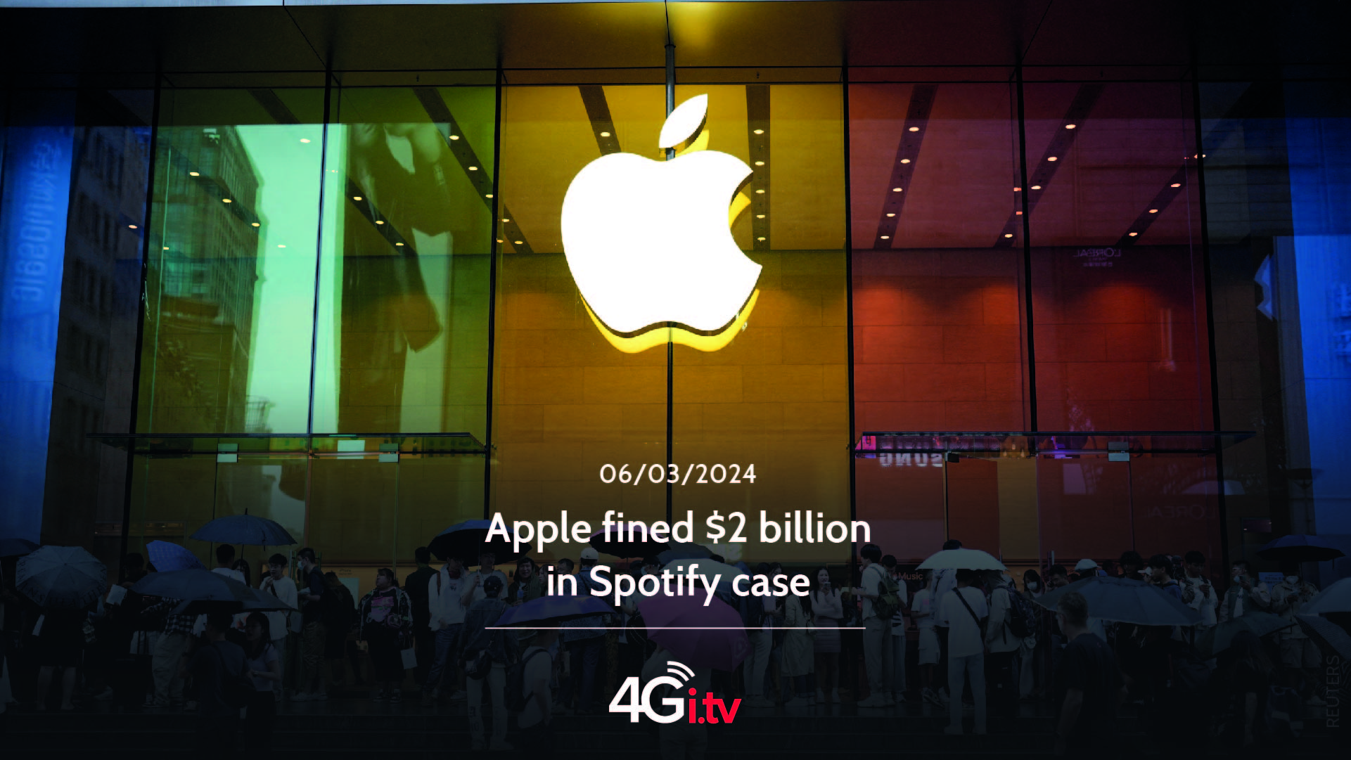 Lesen Sie mehr über den Artikel Apple fined $2 billion in Spotify case