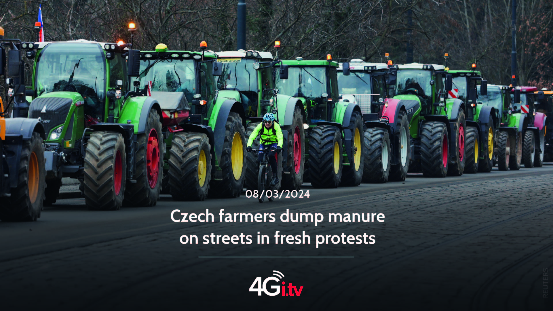 Lee más sobre el artículo Czech farmers dump manure on streets in fresh protests