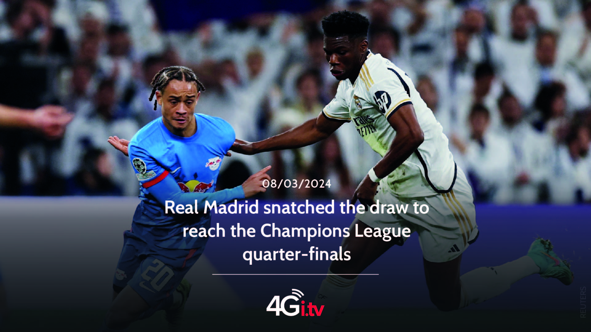 Подробнее о статье Real Madrid snatched the draw to reach the Champions League quarter-finals