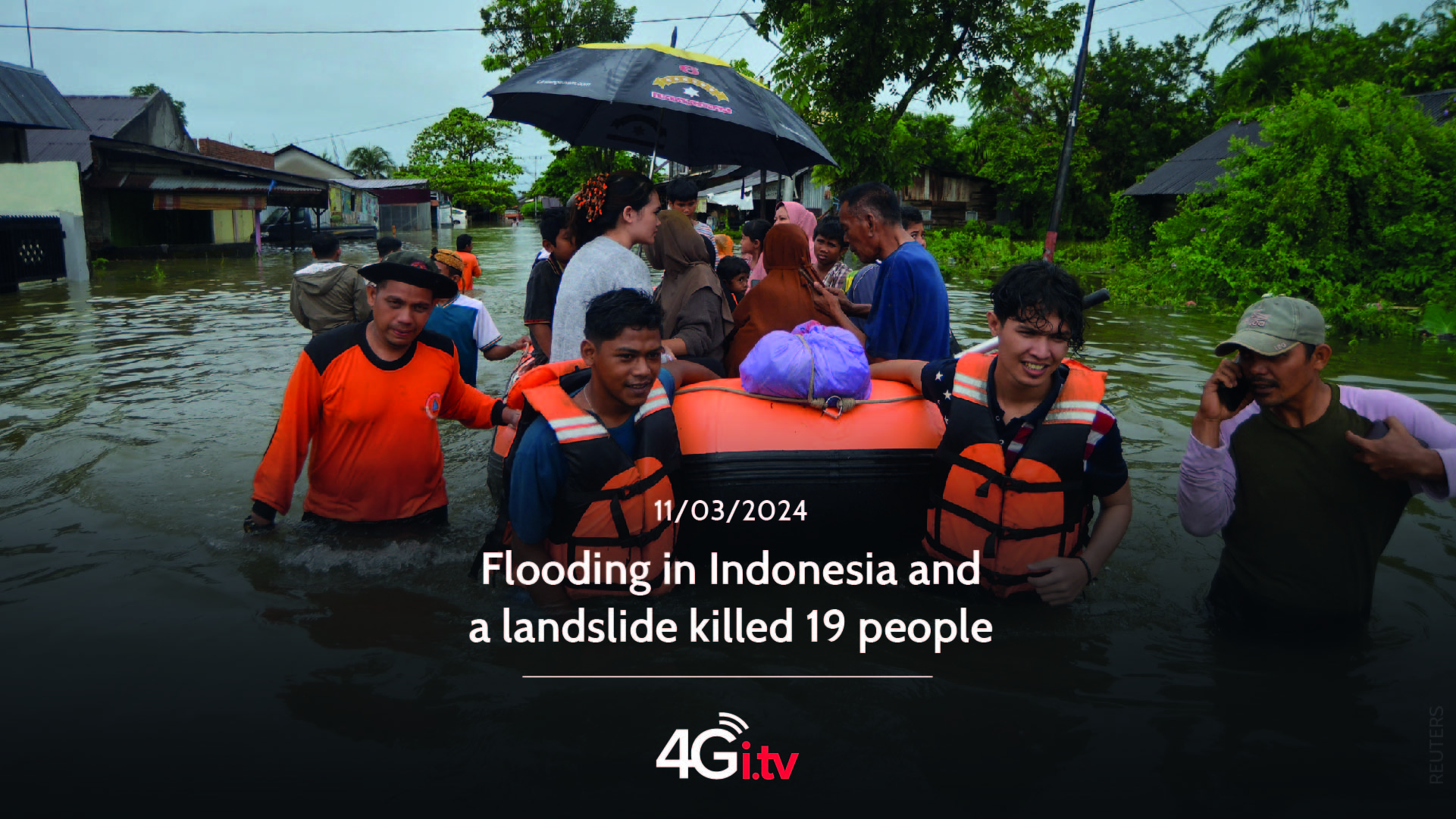 Подробнее о статье Flooding in Indonesia and a landslide killed 19 people