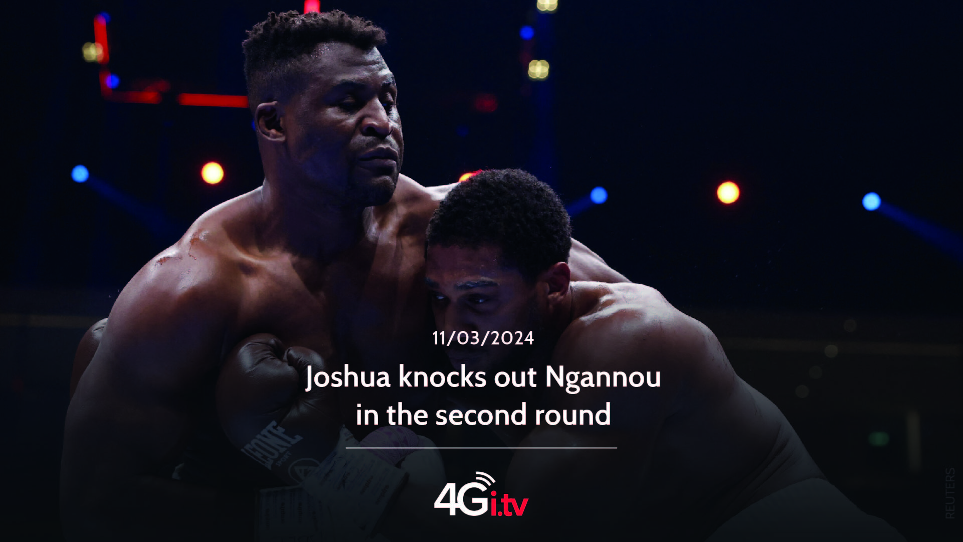 Lee más sobre el artículo Joshua knocks out Ngannou in the second round