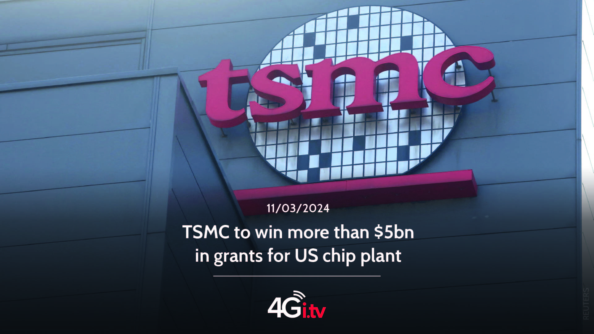 Подробнее о статье TSMC to win more than $5bn in grants for US chip plant 