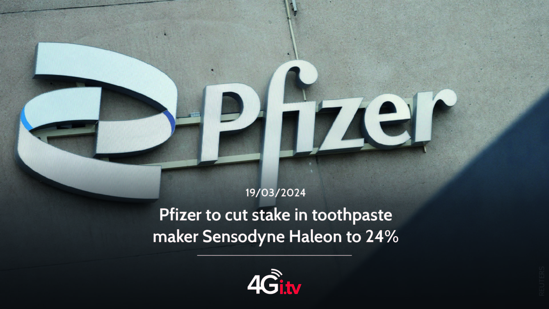 Lesen Sie mehr über den Artikel Pfizer to cut stake in toothpaste maker Sensodyne Haleon to 24%