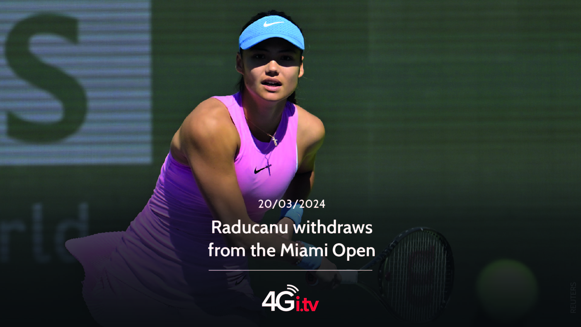 Read more about the article Raducanu withdraws from the Miami Open