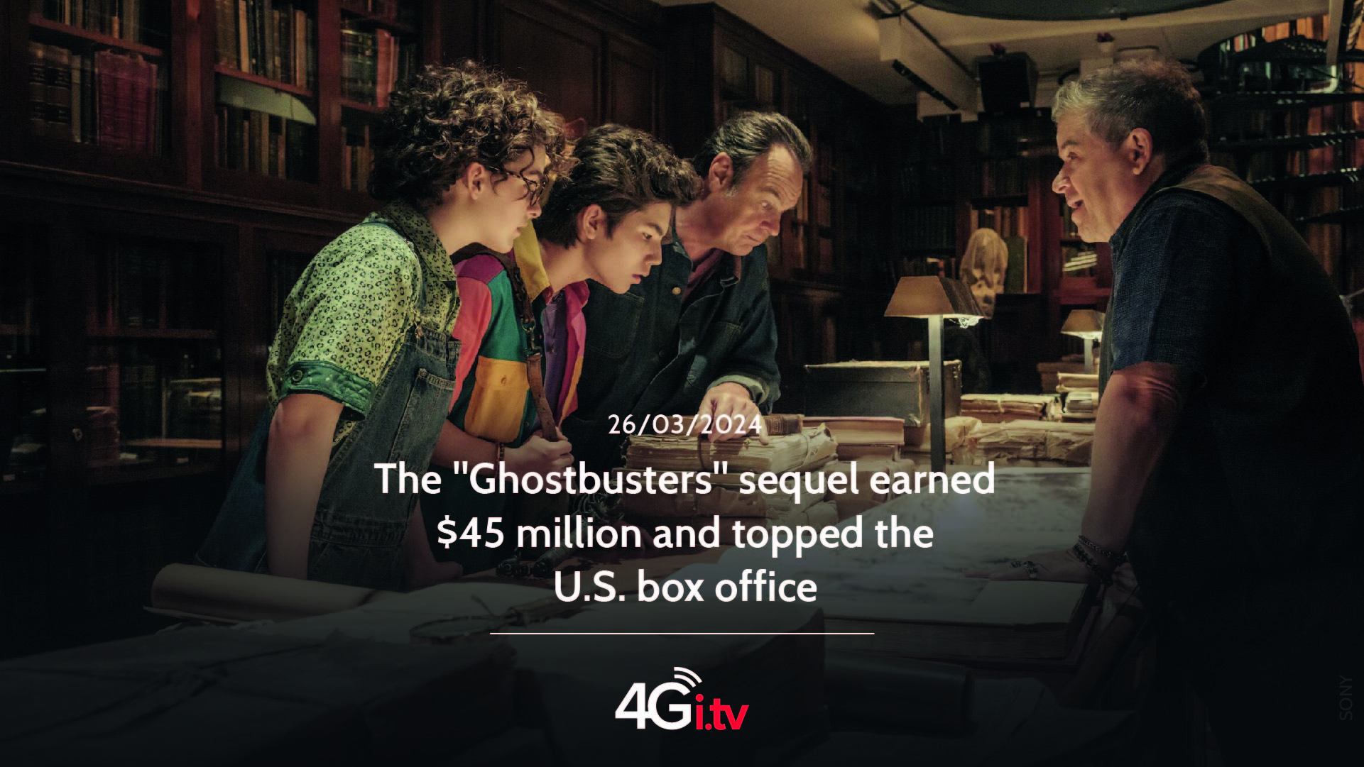 Read more about the article The “Ghostbusters” sequel earned $45 million and topped the U.S. box office 