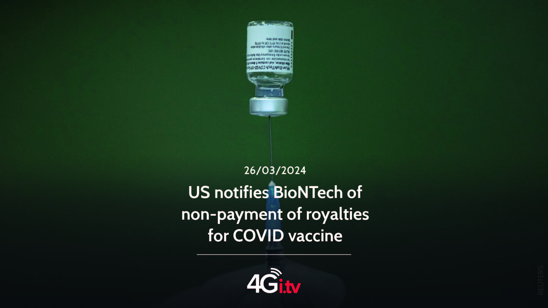 Read more about the article US notifies BioNTech of non-payment of royalties for COVID vaccine