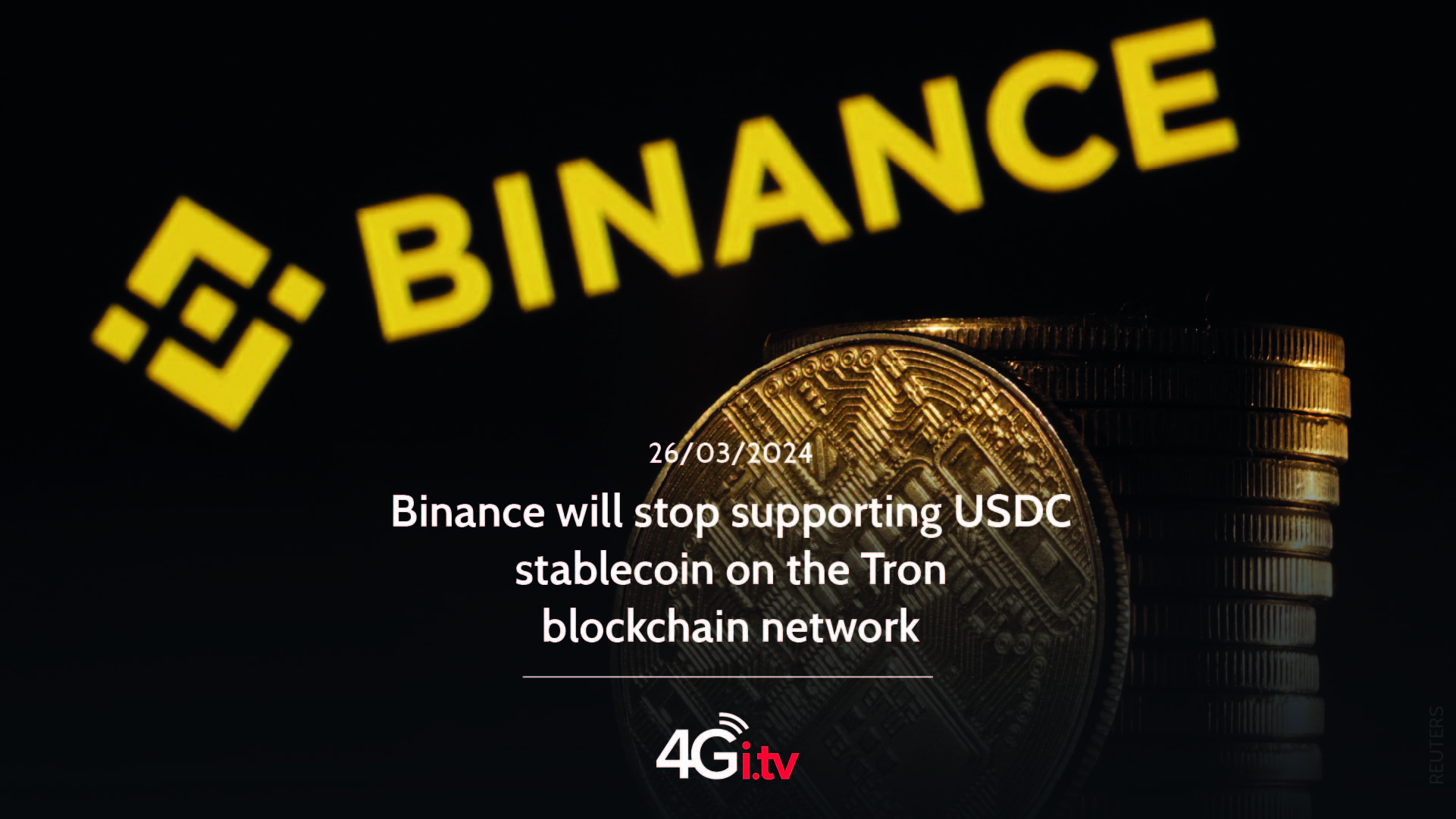 Lesen Sie mehr über den Artikel Binance will stop supporting USDC stablecoin on the Tron blockchain network
