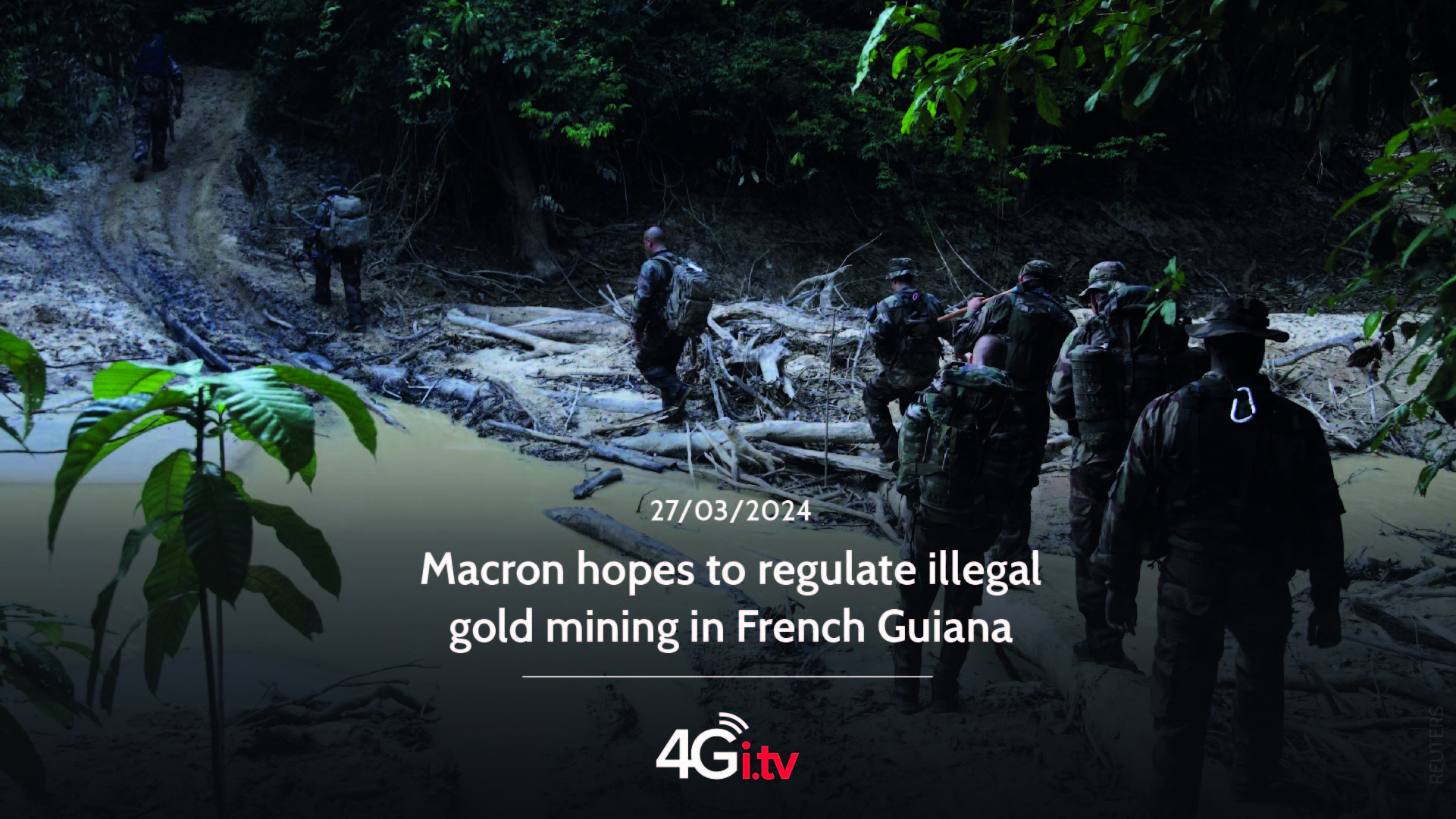 Read more about the article Macron hopes to regulate illegal gold mining in French Guiana