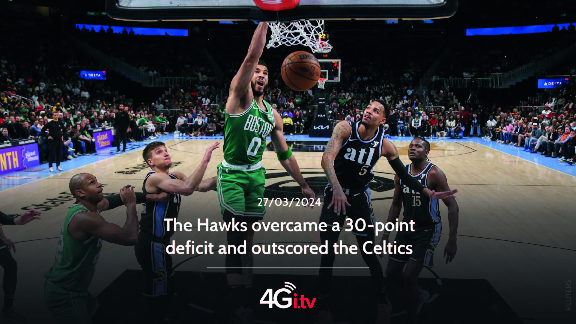 Read more about the article The Hawks overcame a 30-point deficit and outscored the Celtics