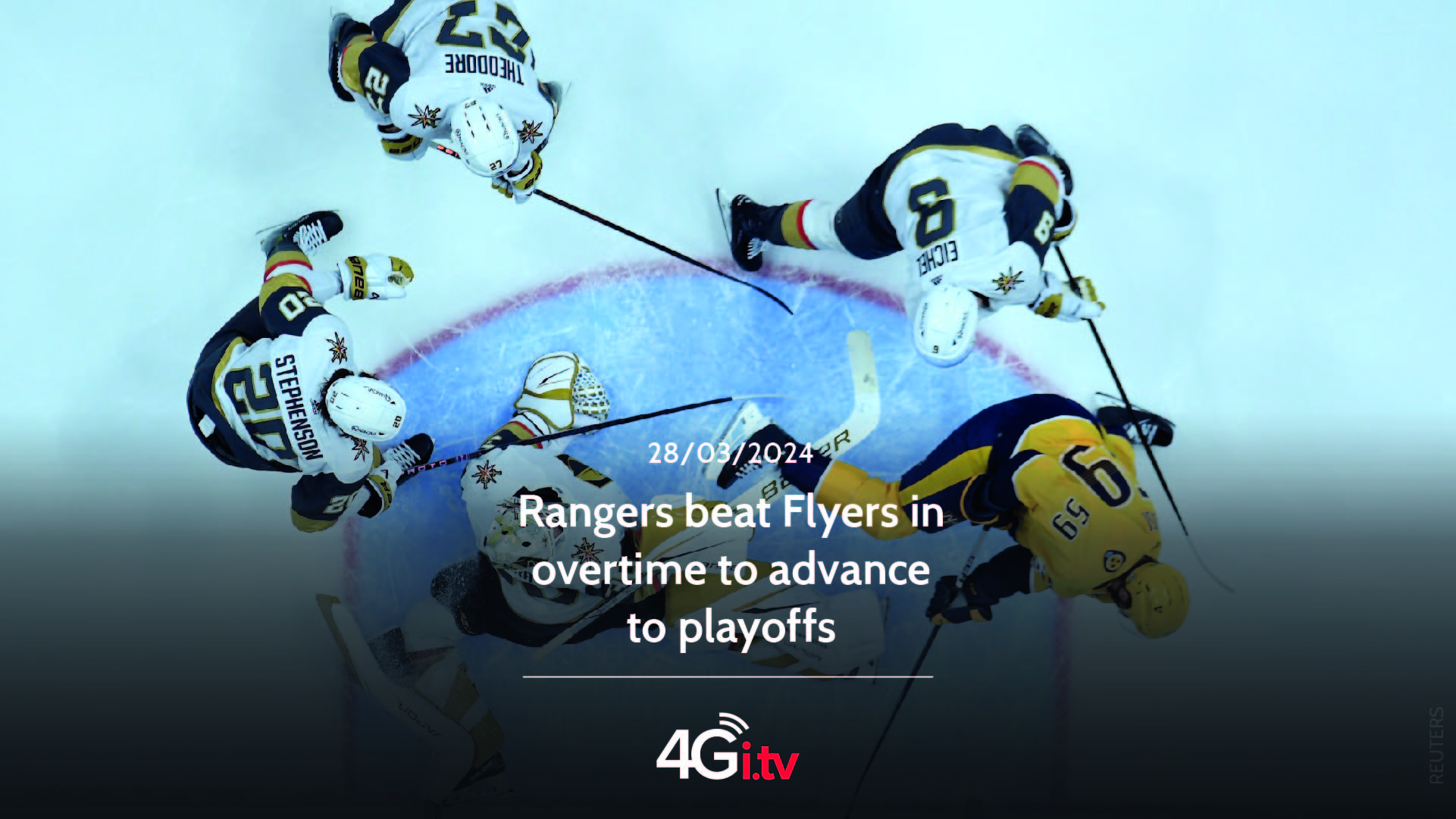Подробнее о статье Rangers beat Flyers in overtime to advance to playoffs 