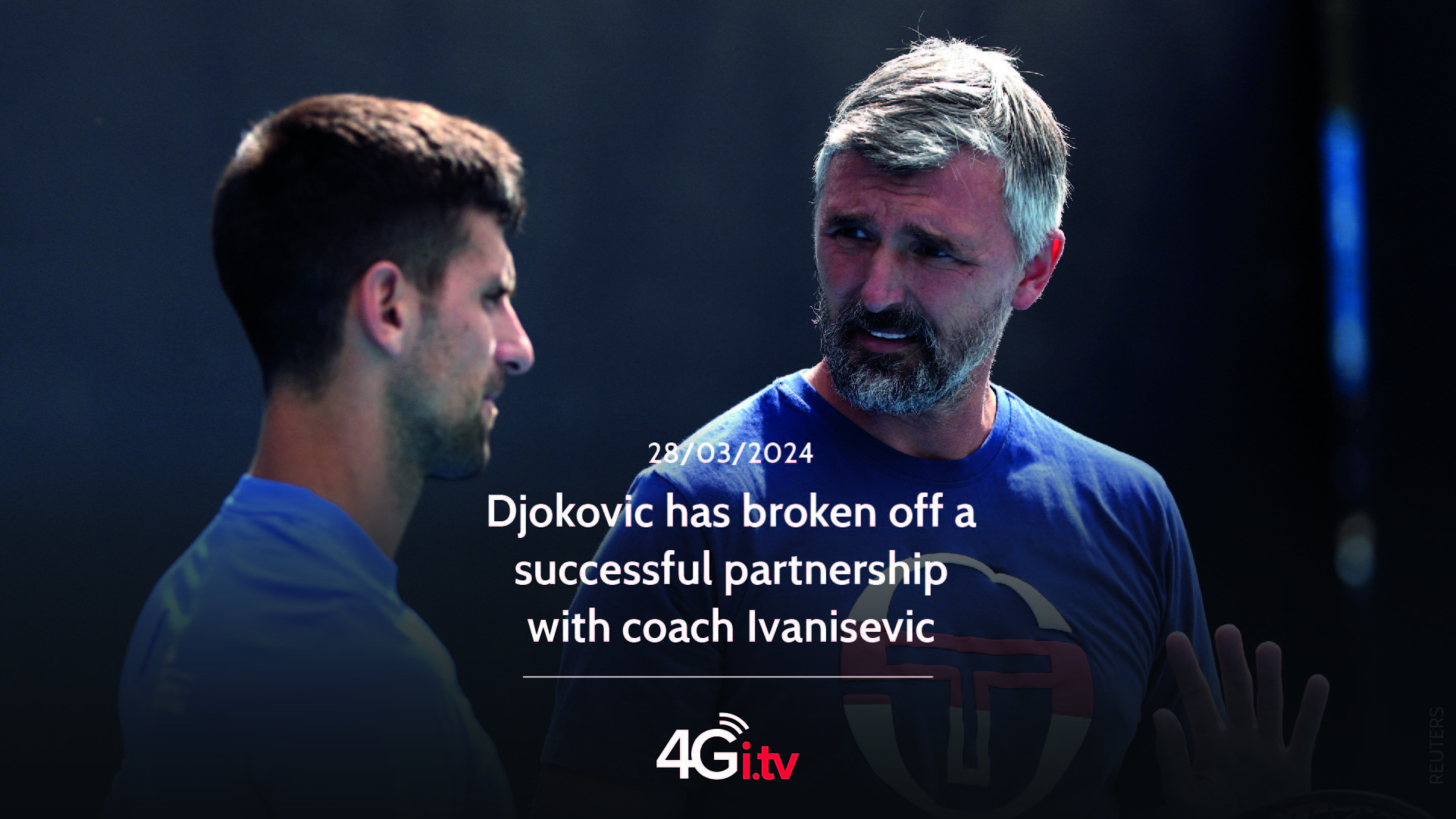 Подробнее о статье Djokovic has broken off a successful partnership with coach Ivanisevic 