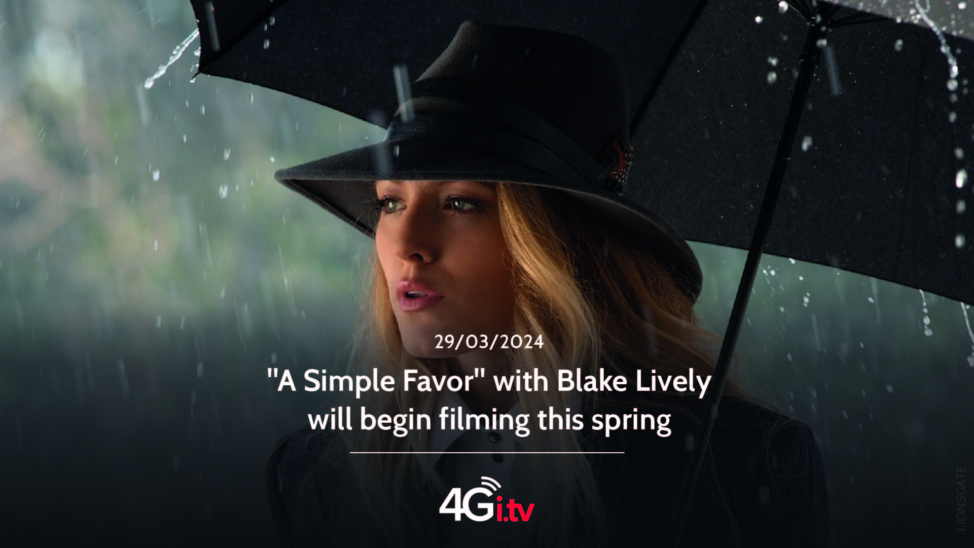 Lee más sobre el artículo “A Simple Favor” with Blake Lively will begin filming this spring
