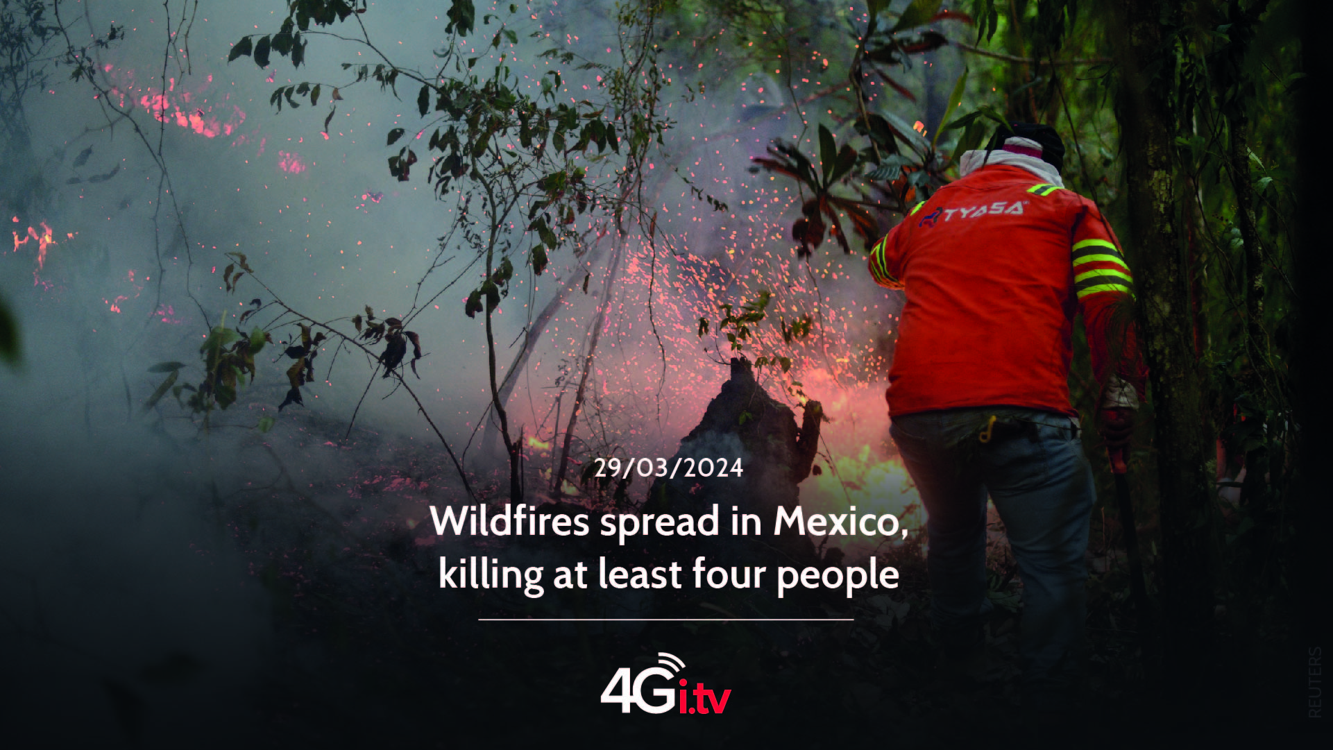 Lee más sobre el artículo Wildfires spread in Mexico, killing at least four people