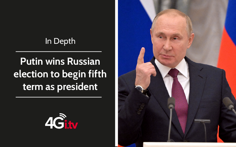 Подробнее о статье Putin wins Russian election to begin fifth term as president