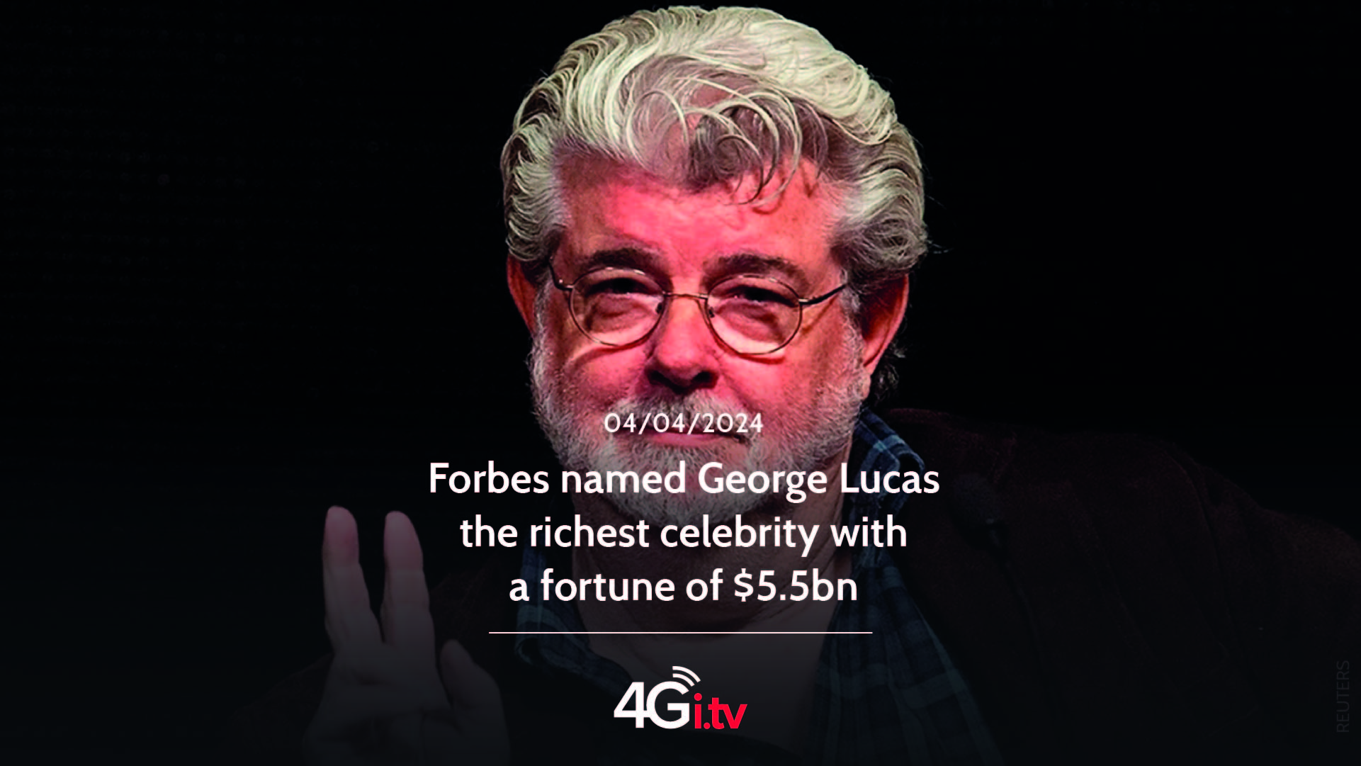 Lee más sobre el artículo Forbes named George Lucas the richest celebrity with a fortune of $5.5bn