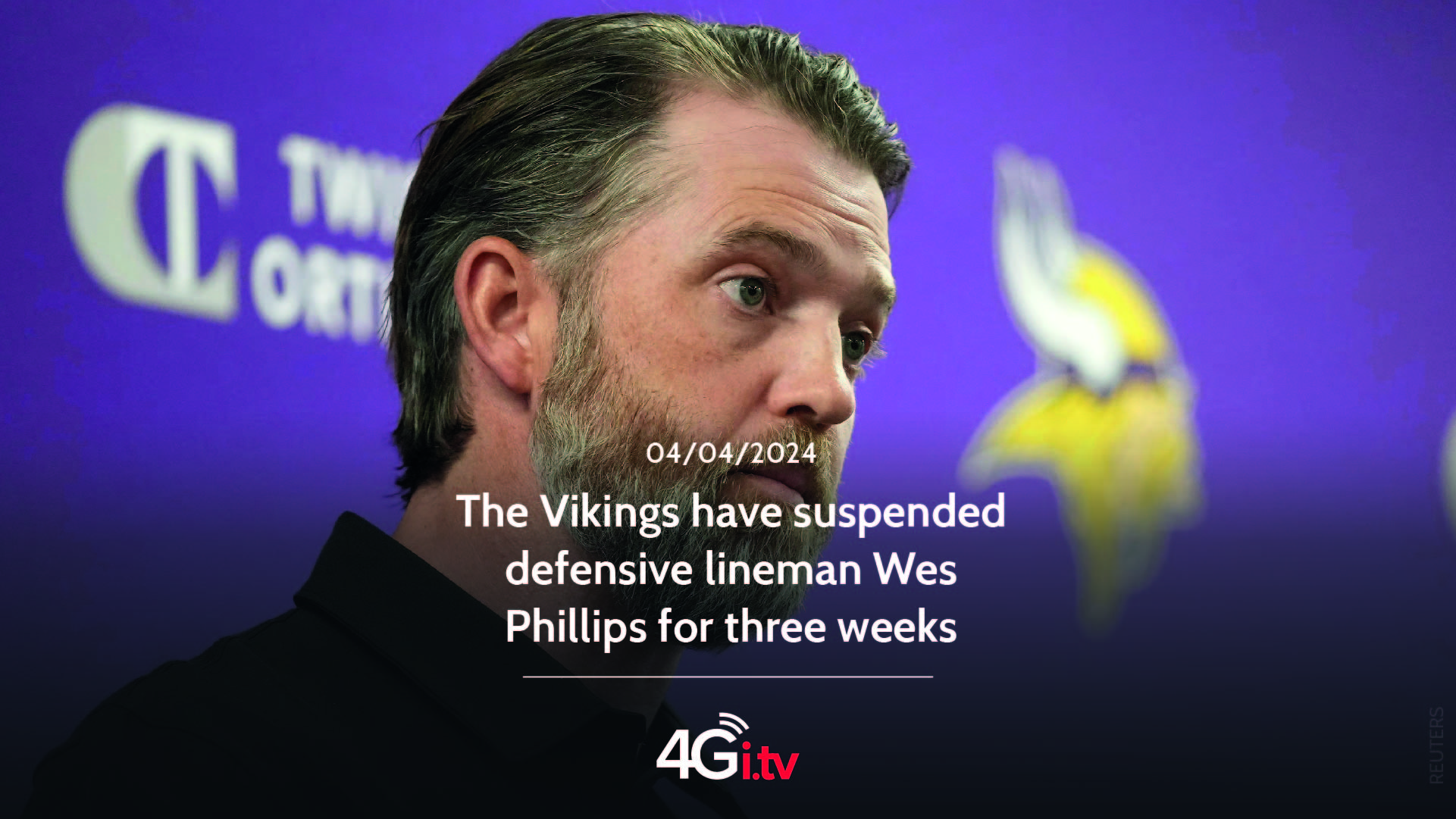 Read more about the article The Vikings have suspended defensive lineman Wes Phillips for three weeks