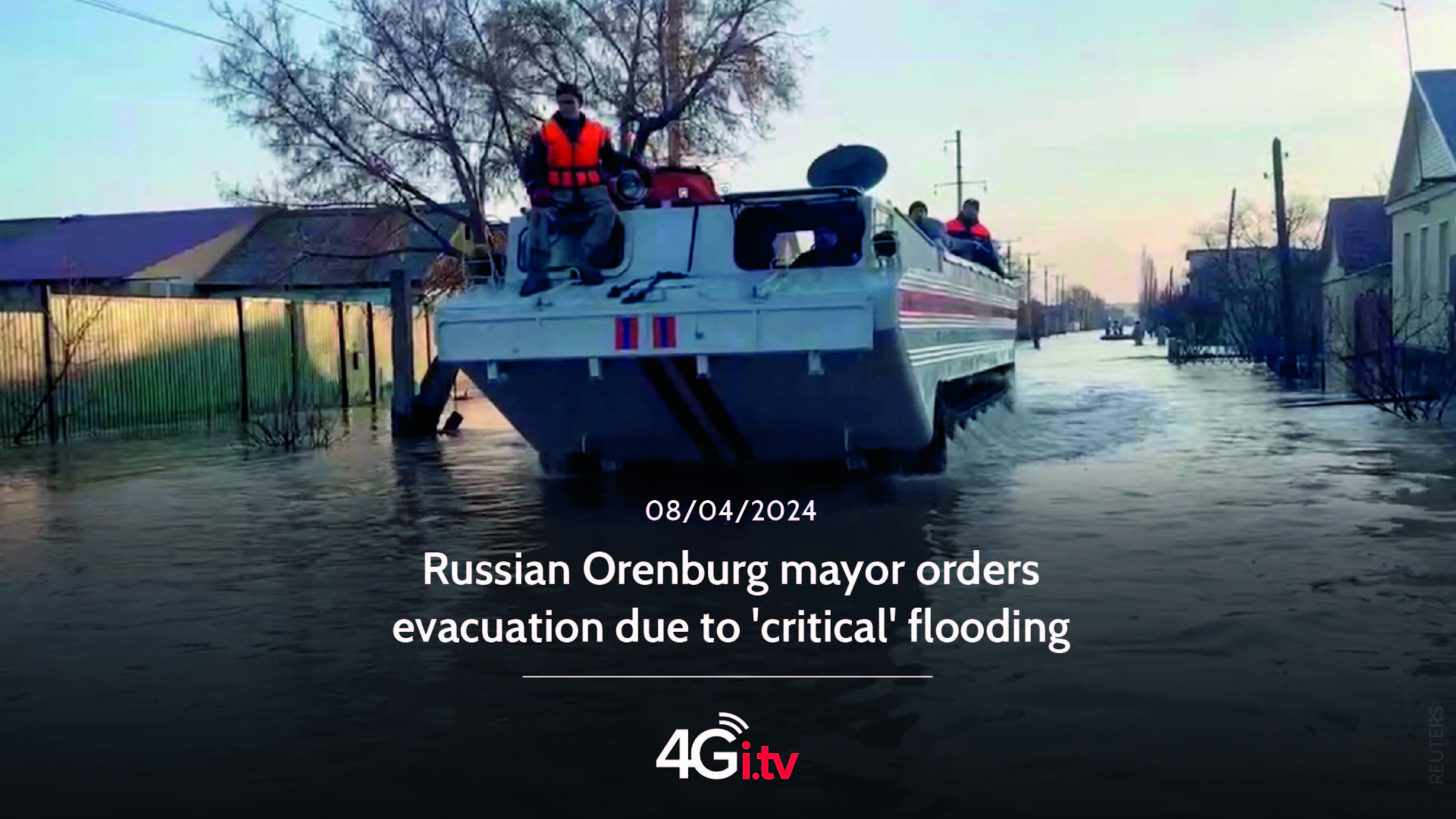 Подробнее о статье Russian Orenburg mayor orders evacuation due to ‘critical’ flooding