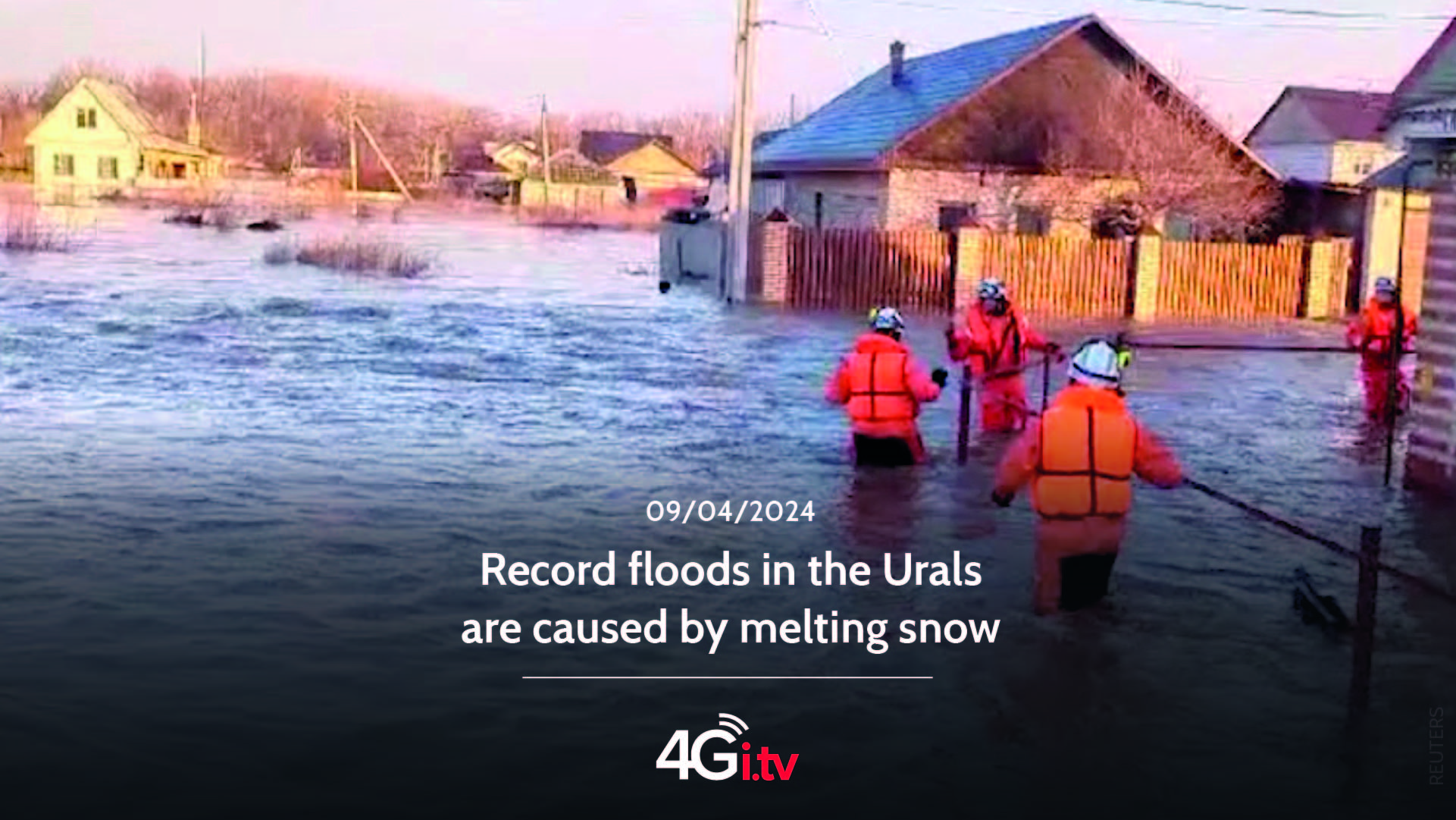 Подробнее о статье Record floods in the Urals are caused by melting snow