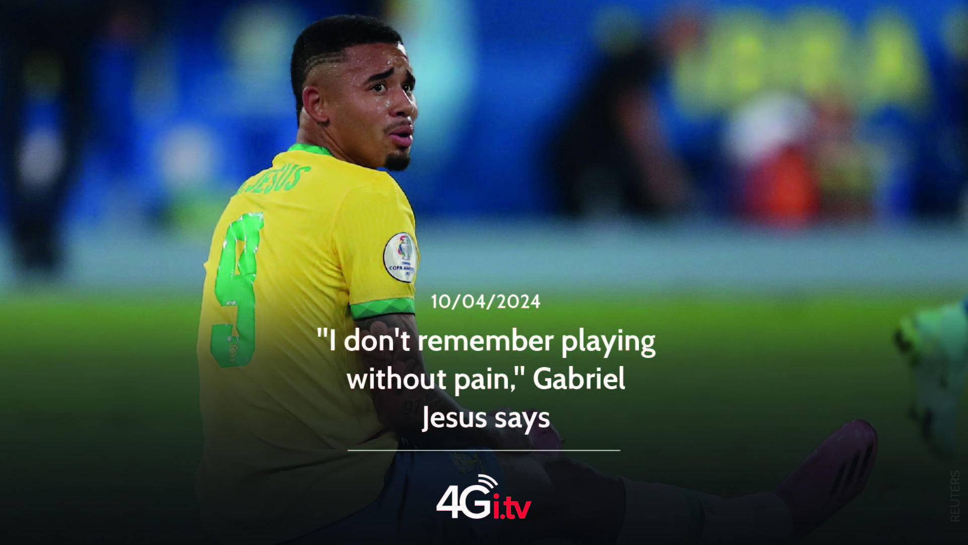 Read more about the article “I don’t remember playing without pain,” Gabriel Jesus says 