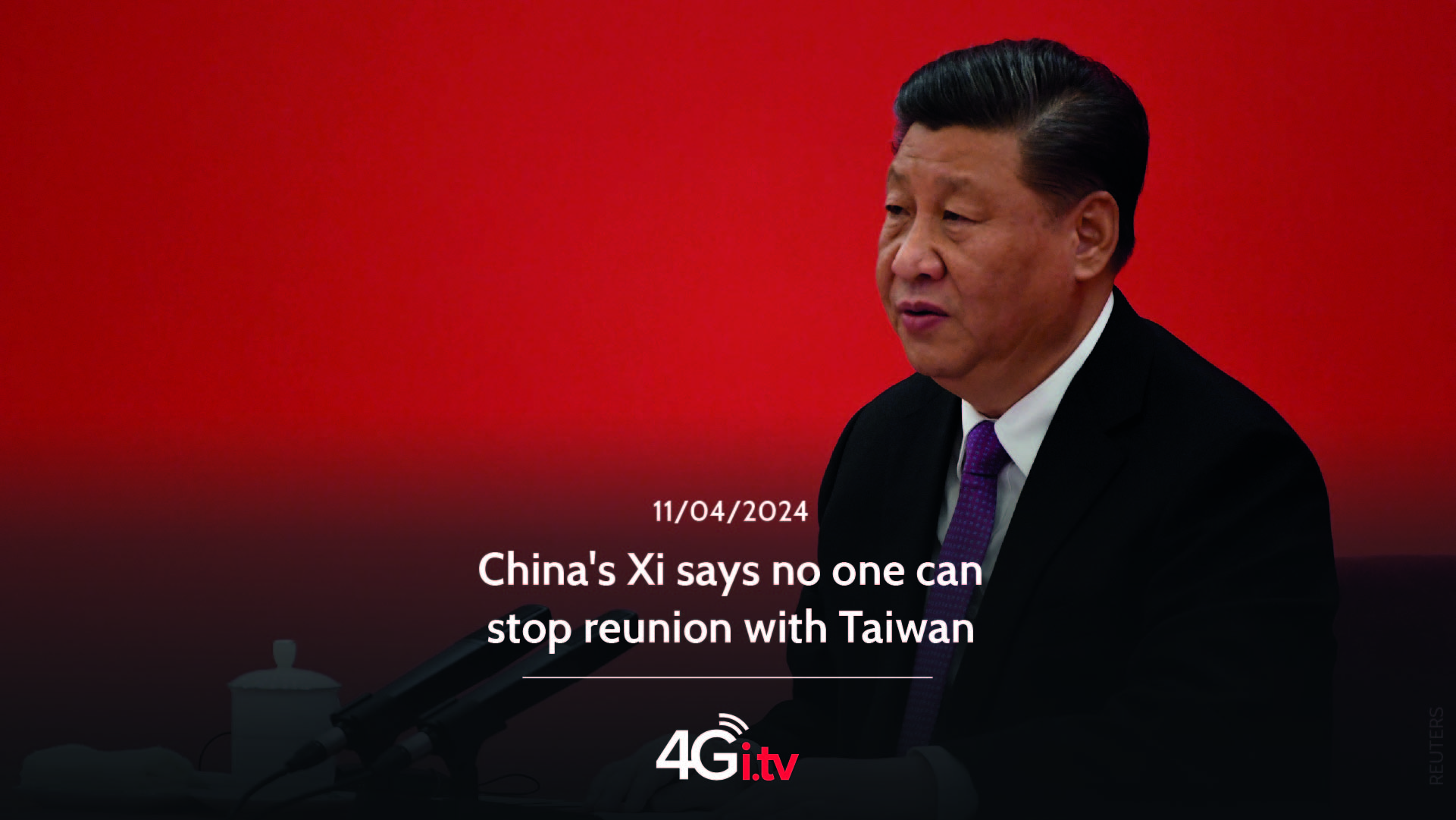 Read more about the article China’s Xi says no one can stop reunion with Taiwan