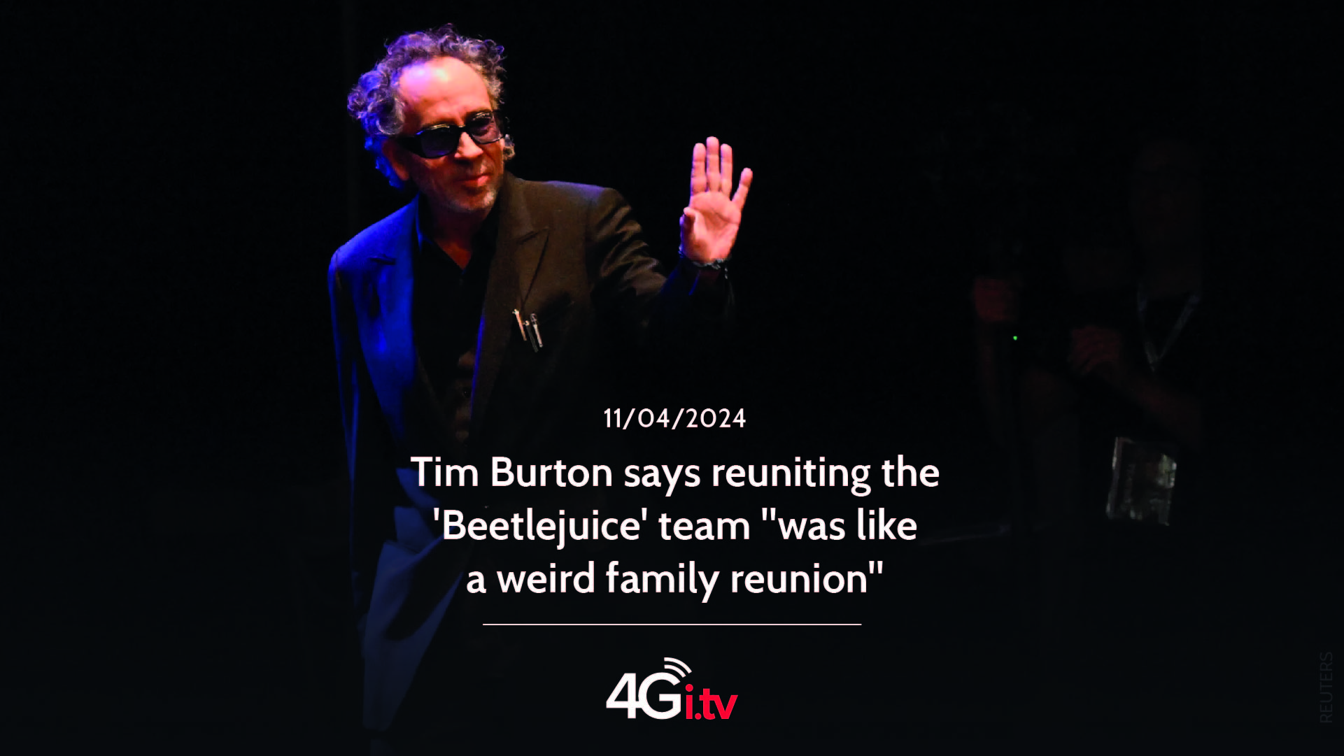 Подробнее о статье Tim Burton says reuniting the ‘Beetlejuice’ team “was like a weird family reunion” 