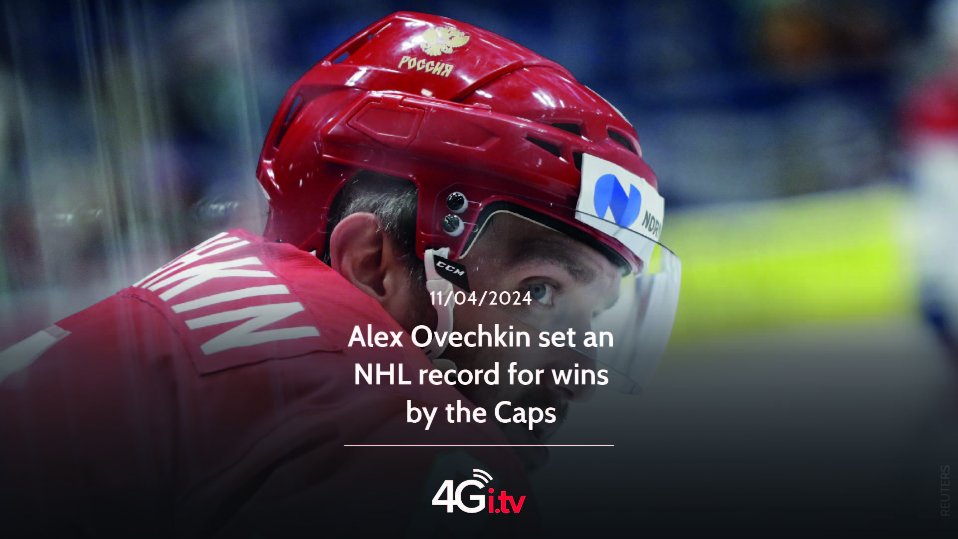 Read more about the article Alex Ovechkin set an NHL record for wins by the Caps