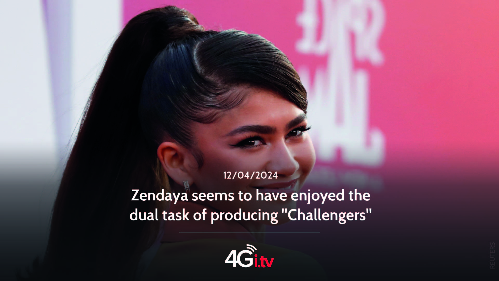 Read more about the article Zendaya seems to have enjoyed the dual task of producing “Challengers”