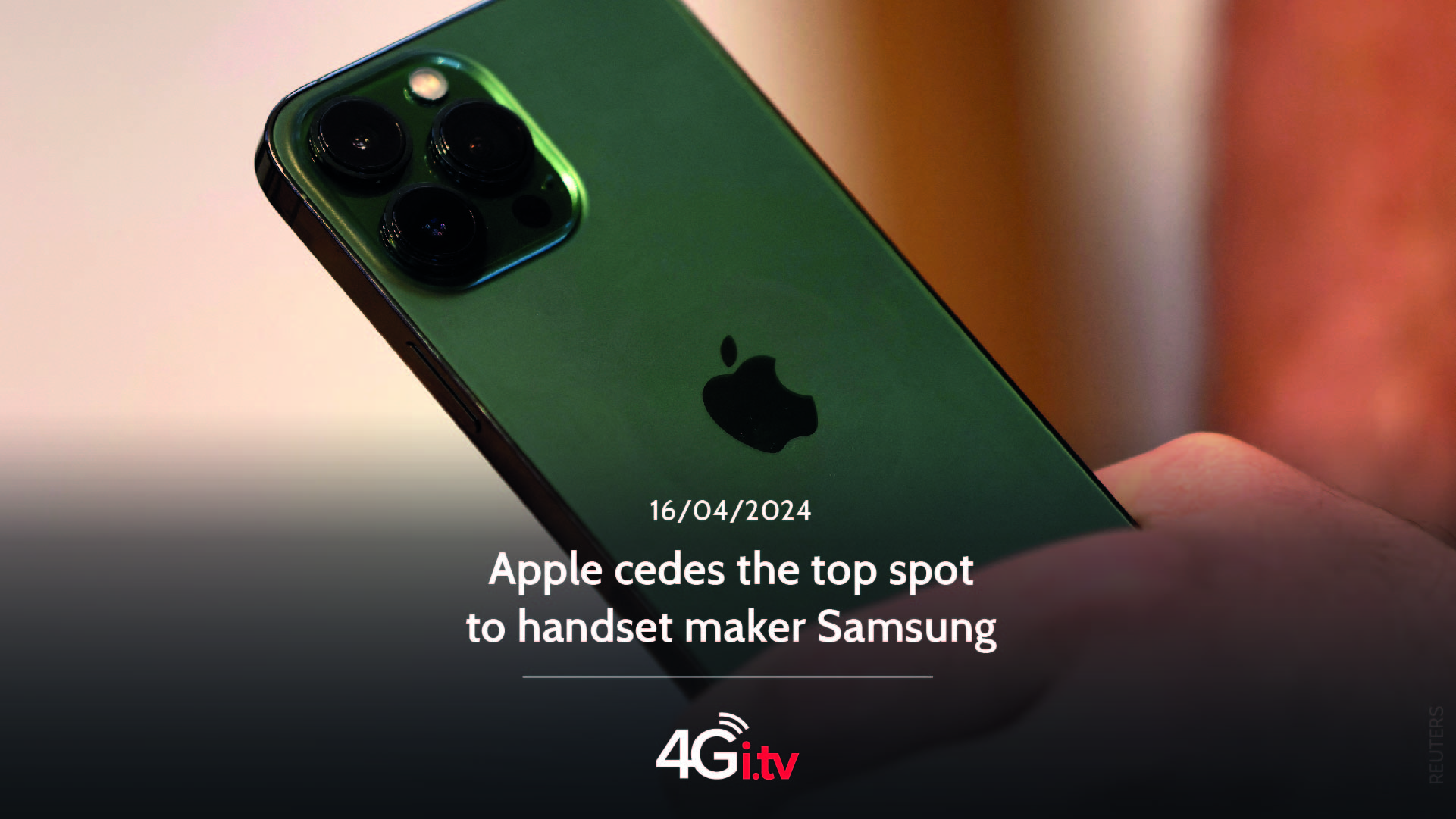 Read more about the article Apple cedes the top spot to handset maker Samsung