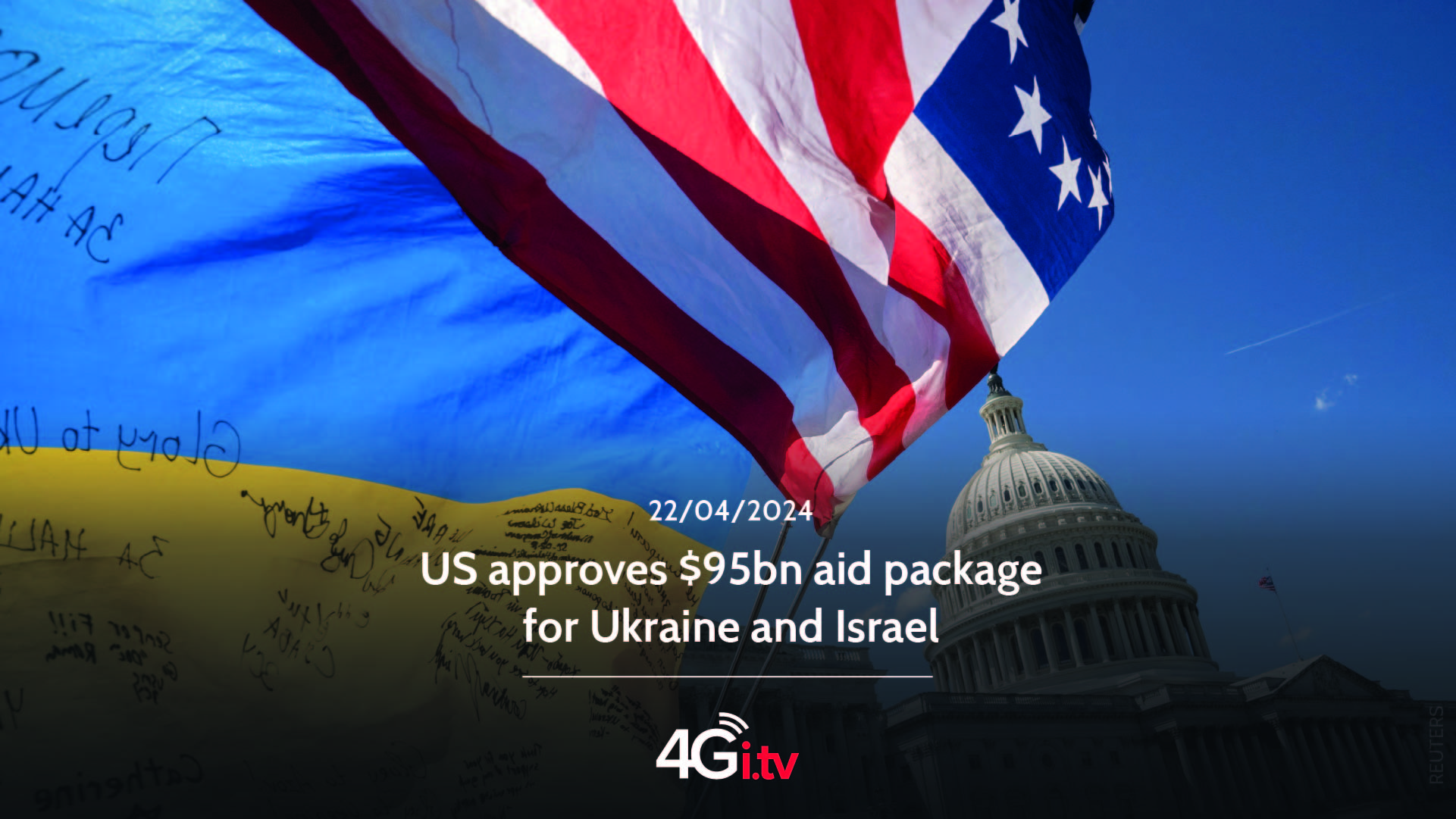 Read more about the article US approves $95bn aid package for Ukraine and Israel