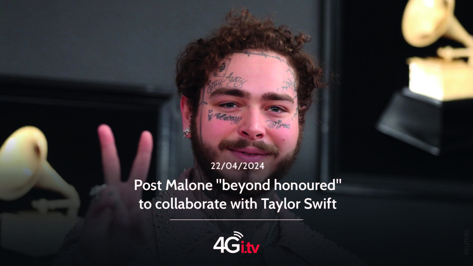 Подробнее о статье Post Malone “beyond honoured” to collaborate with Taylor Swift