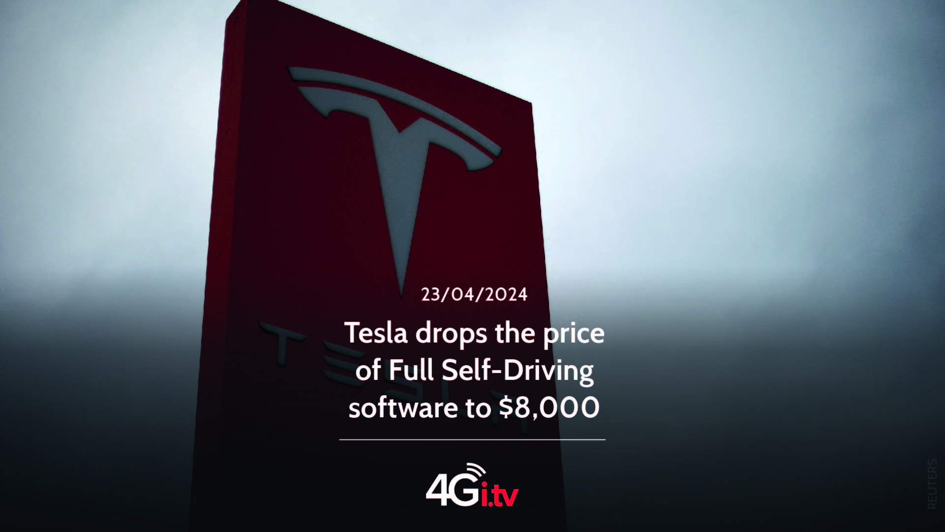 Подробнее о статье Tesla drops the price of Full Self-Driving software to $8,000