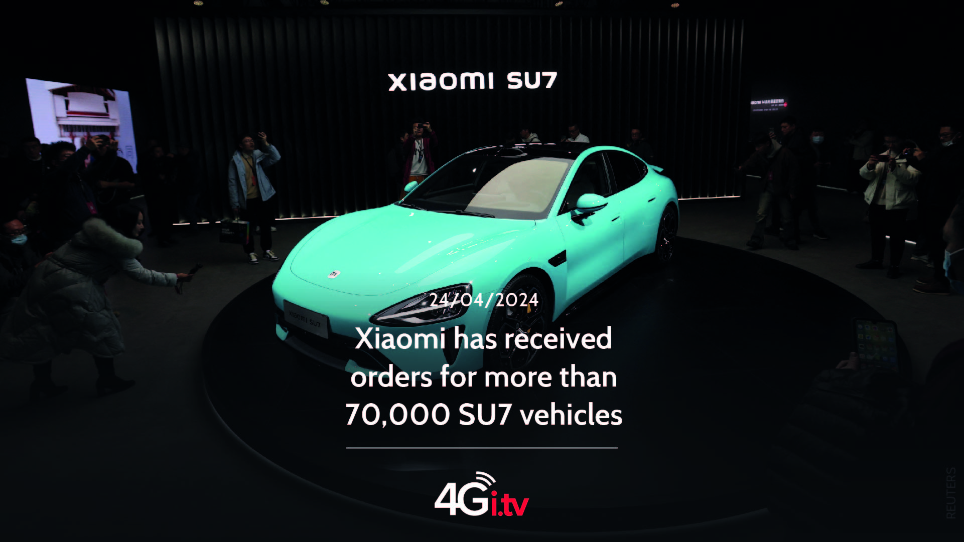 Lee más sobre el artículo Xiaomi has received orders for more than 70,000 SU7 vehicles