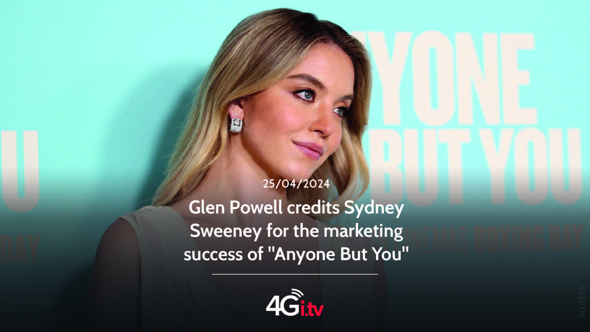 Read more about the article Glen Powell credits Sydney Sweeney for the marketing success of “Anyone But You”