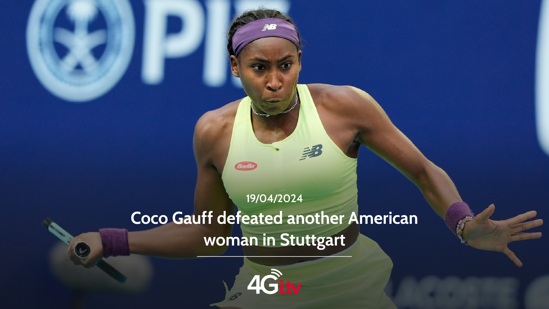Read more about the article Coco Gauff defeated another American woman in Stuttgart