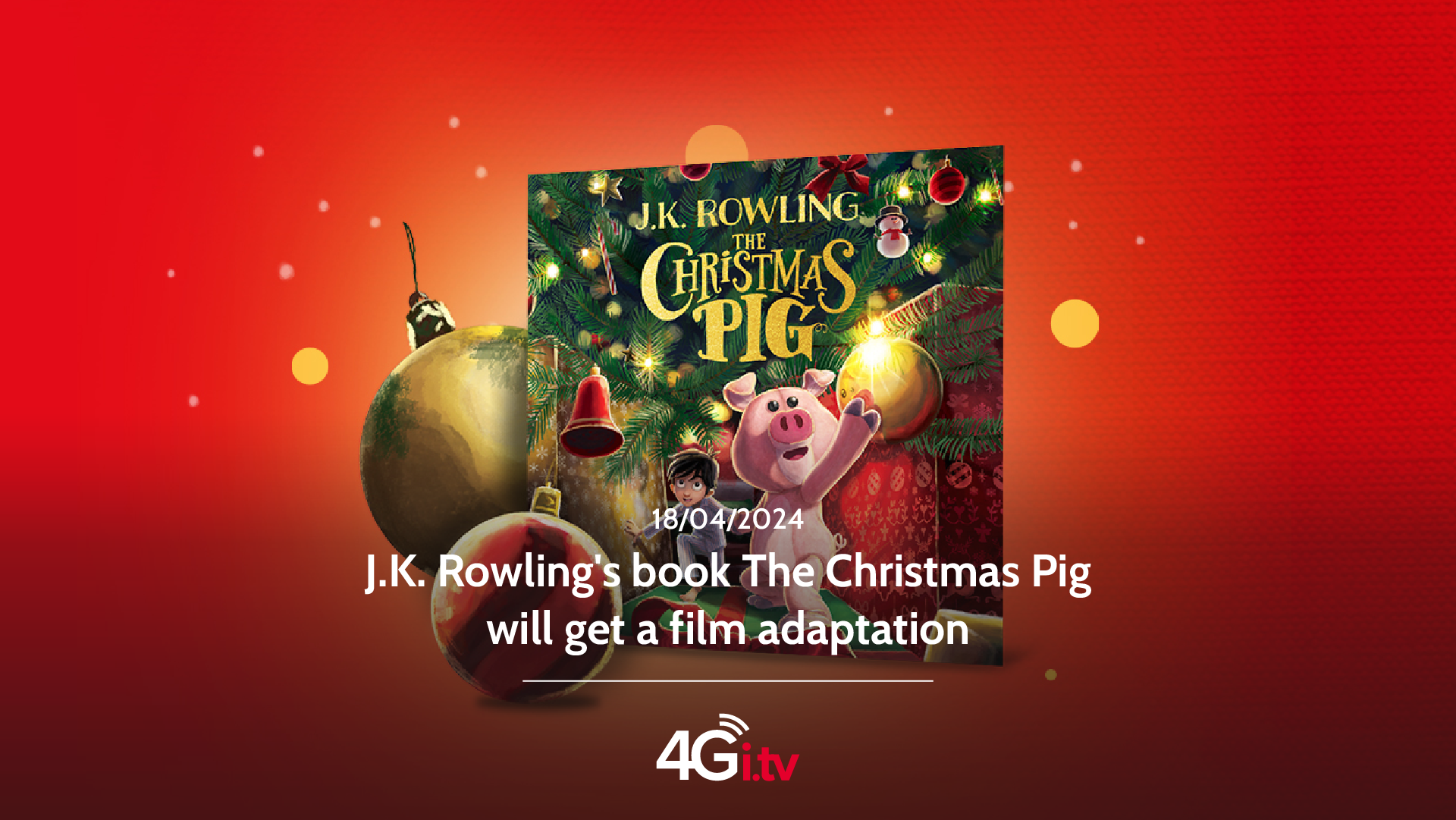 Lee más sobre el artículo J.K. Rowling’s book The Christmas Pig will get a film adaptation