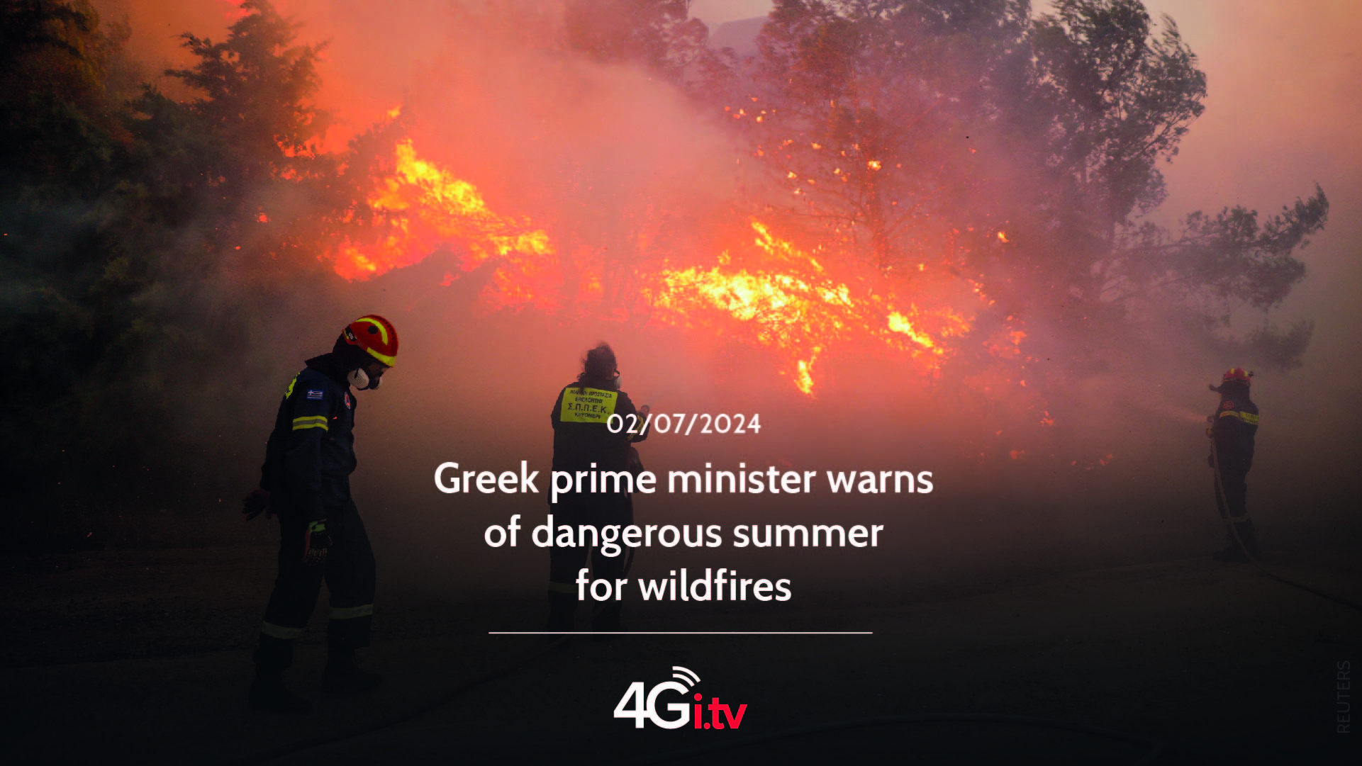 Read more about the article Greek prime minister warns of dangerous summer for wildfires