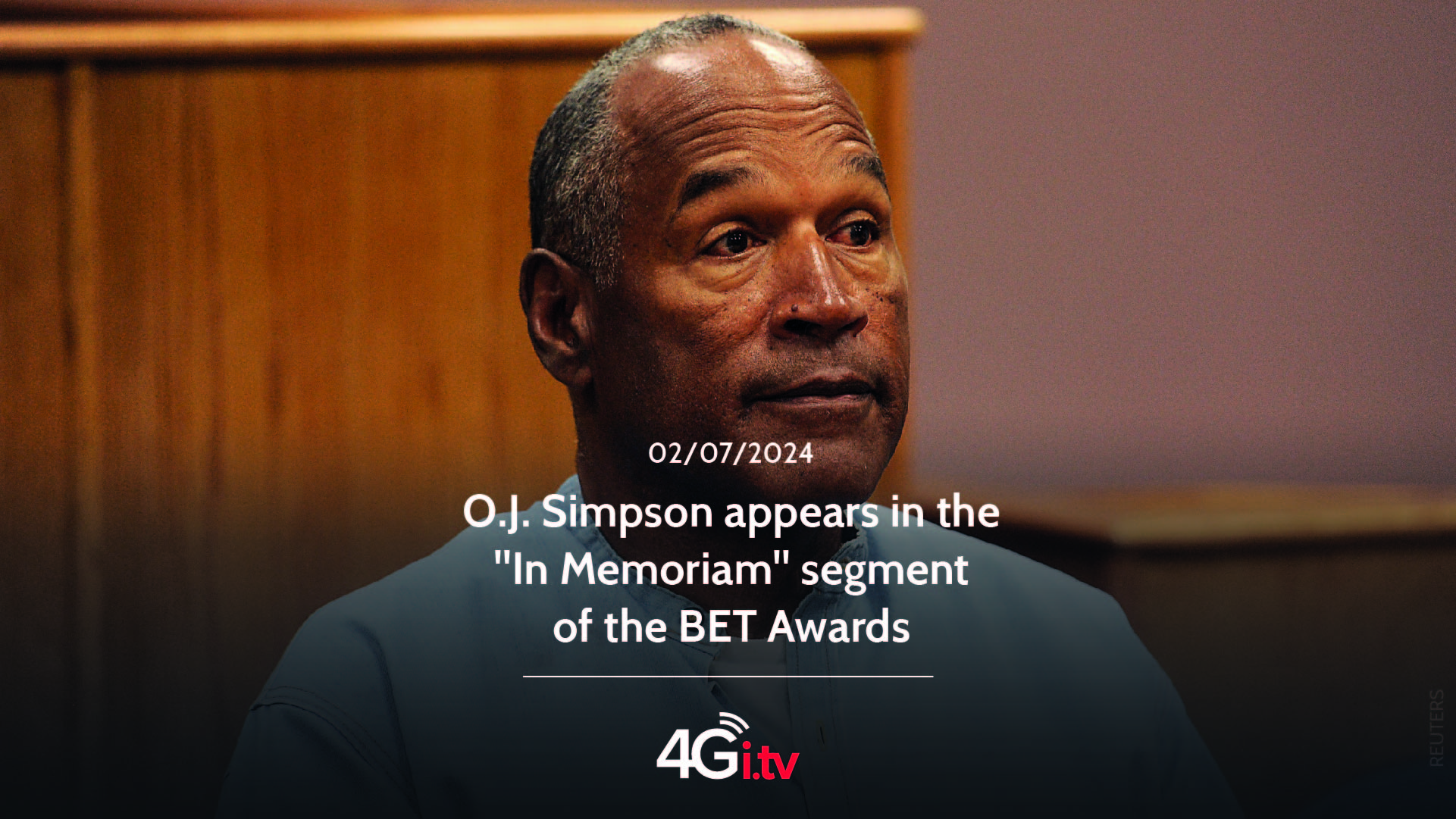 Read more about the article O.J. Simpson appears in the “In Memoriam” segment of the BET Awards