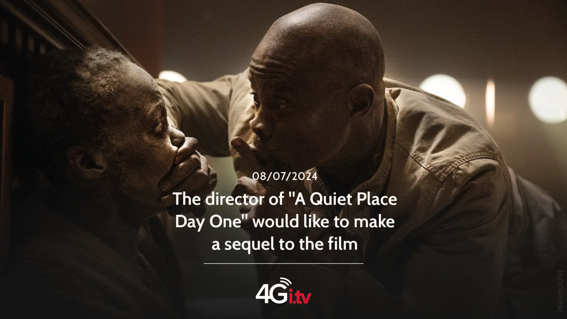 Read more about the article The director of “A Quiet Place Day One” would like to make a sequel to the film