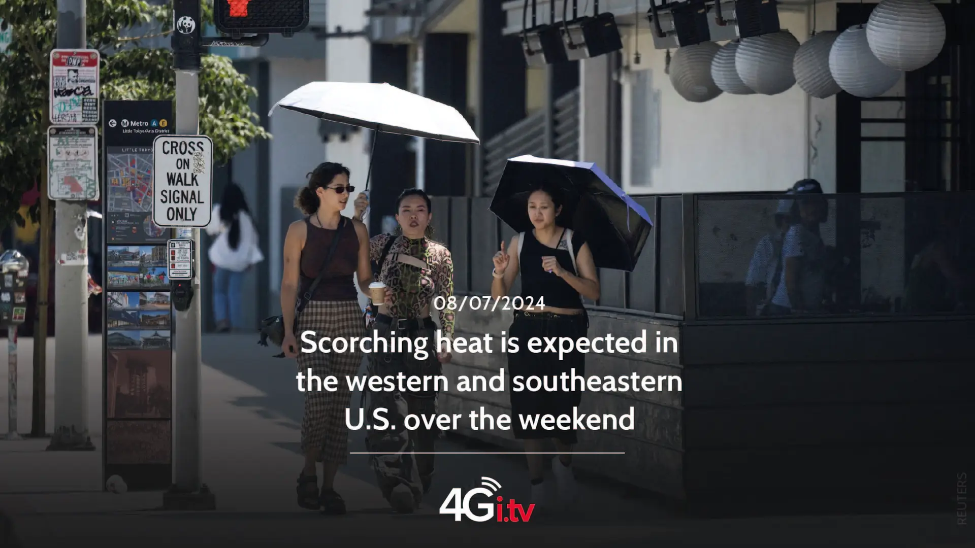 Lesen Sie mehr über den Artikel Scorching heat is expected in the western and southeastern U.S. over the weekend