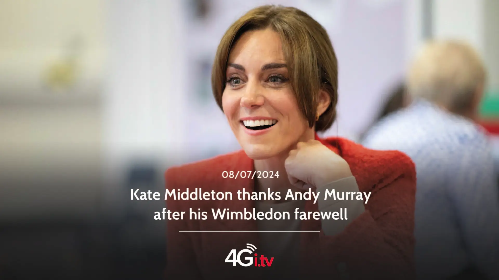 Lee más sobre el artículo Kate Middleton thanks Andy Murray after his Wimbledon farewell