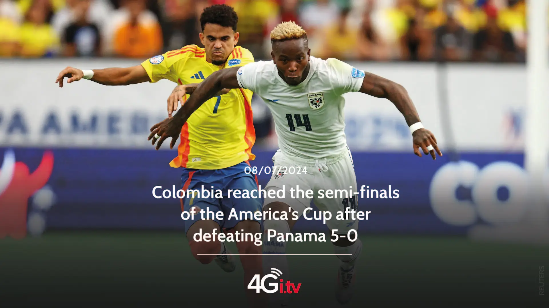 Read more about the article Colombia reached the semi-finals of the America’s Cup after defeating Panama 5-0