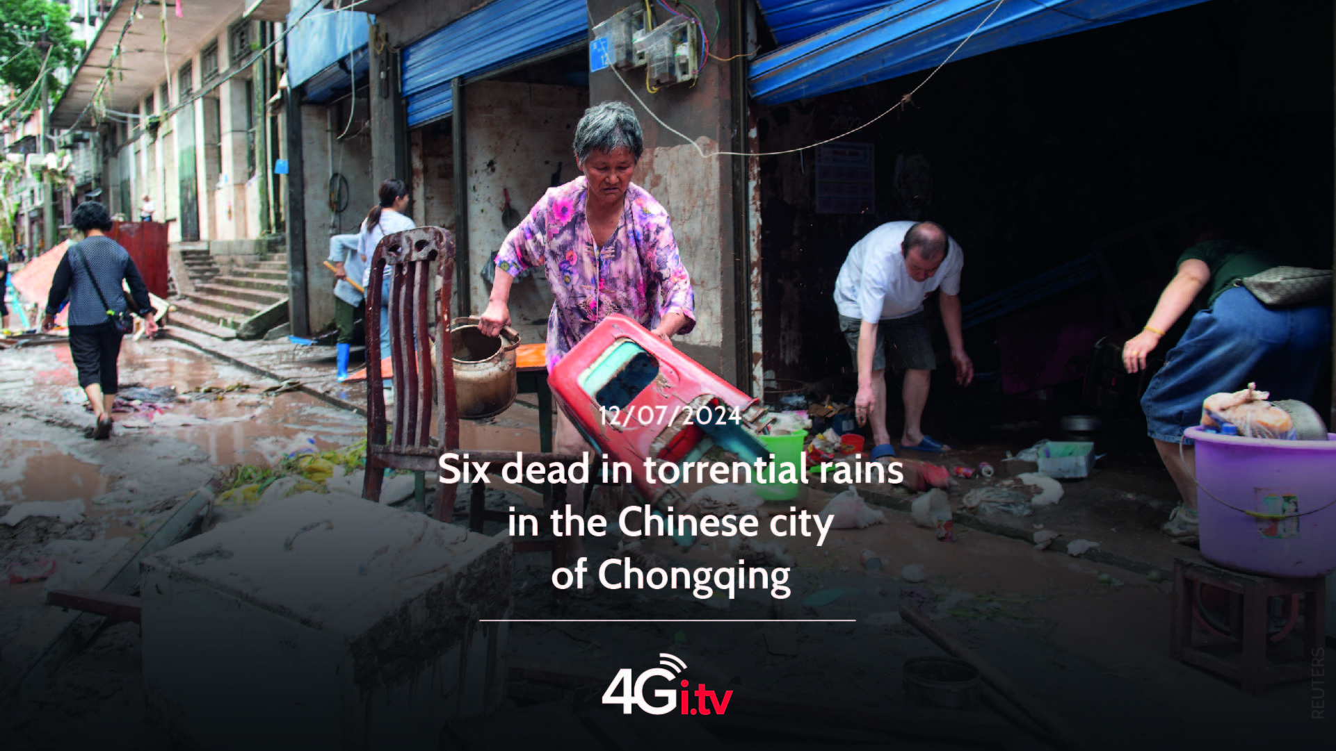 Read more about the article Six dead in torrential rains in the Chinese city of Chongqing