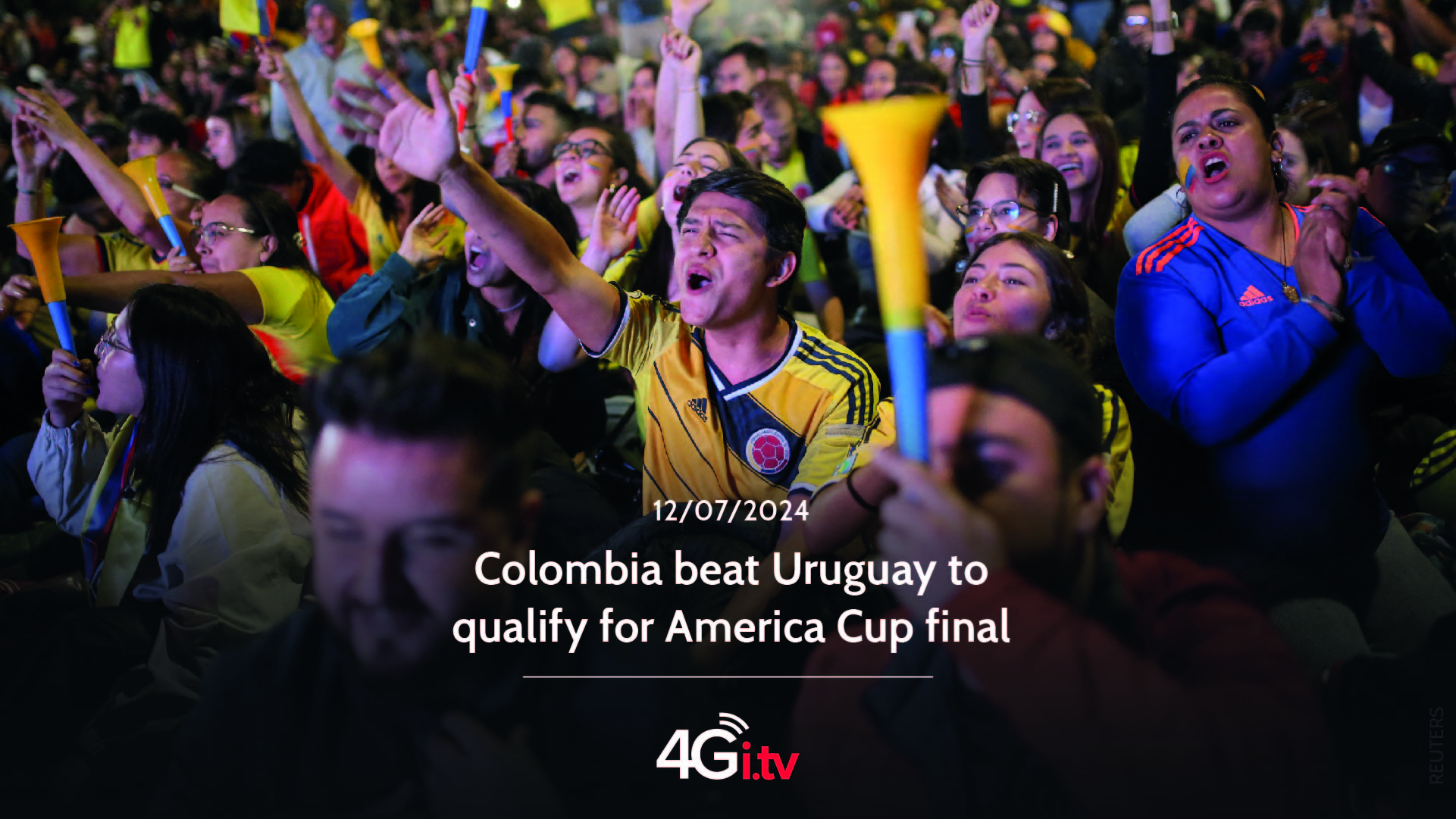 Read more about the article Colombia beat Uruguay to qualify for America Cup final