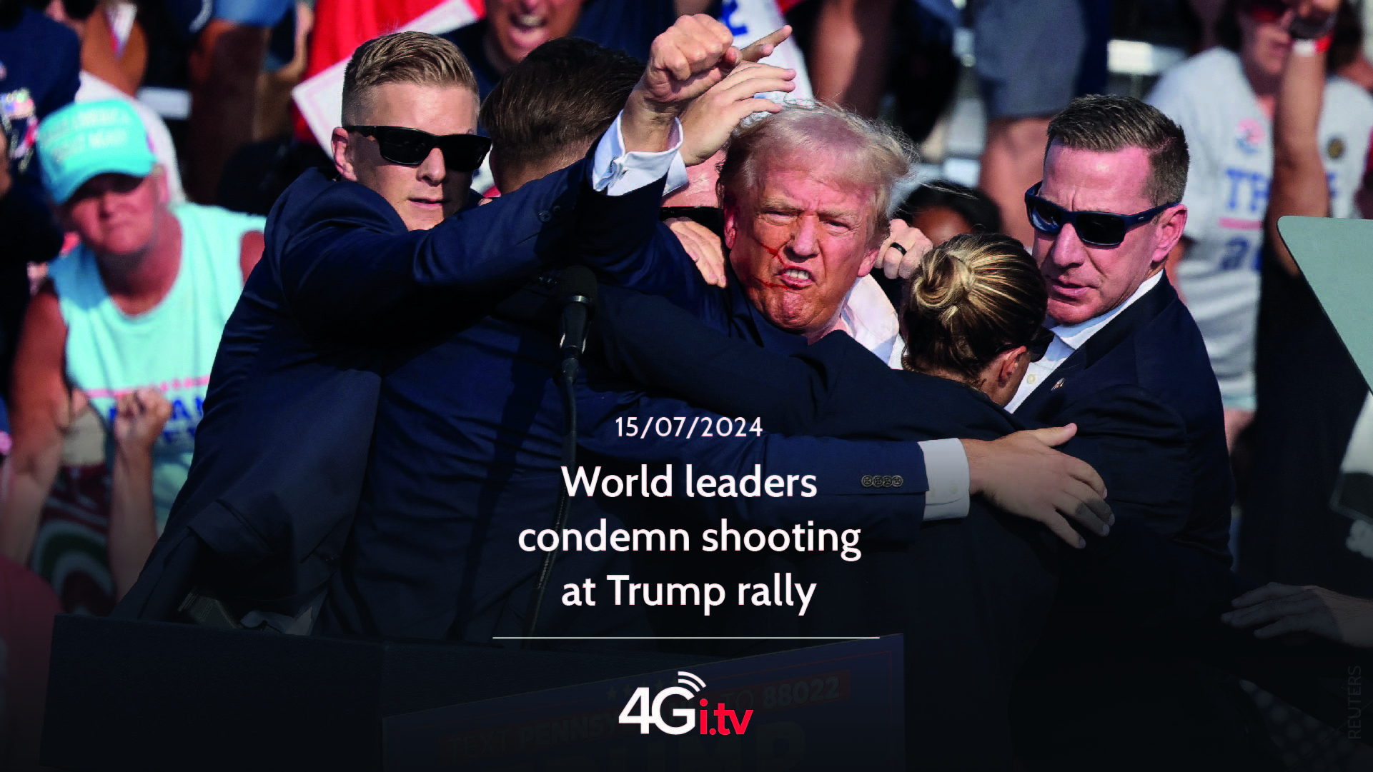 Read more about the article World leaders condemn shooting at Trump rally