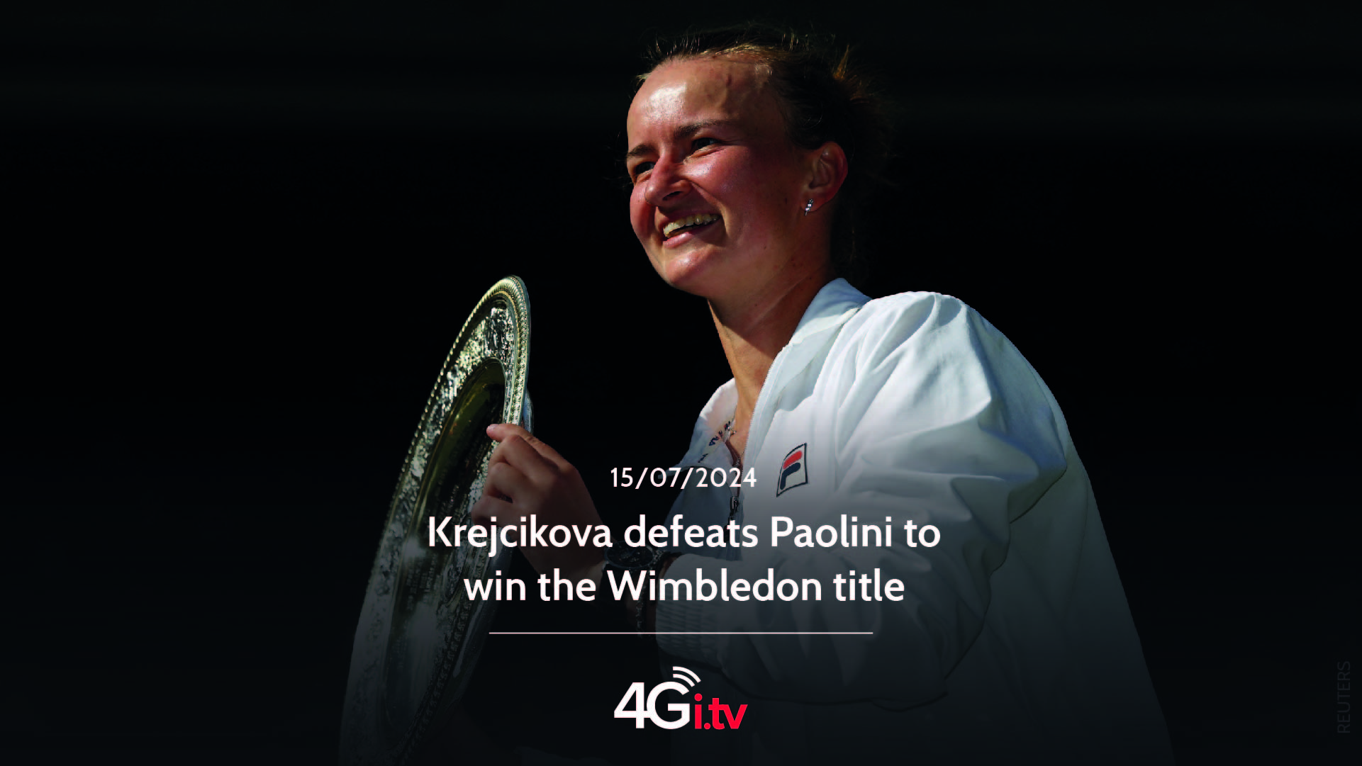 Read more about the article Krejcikova defeats Paolini to win the Wimbledon title