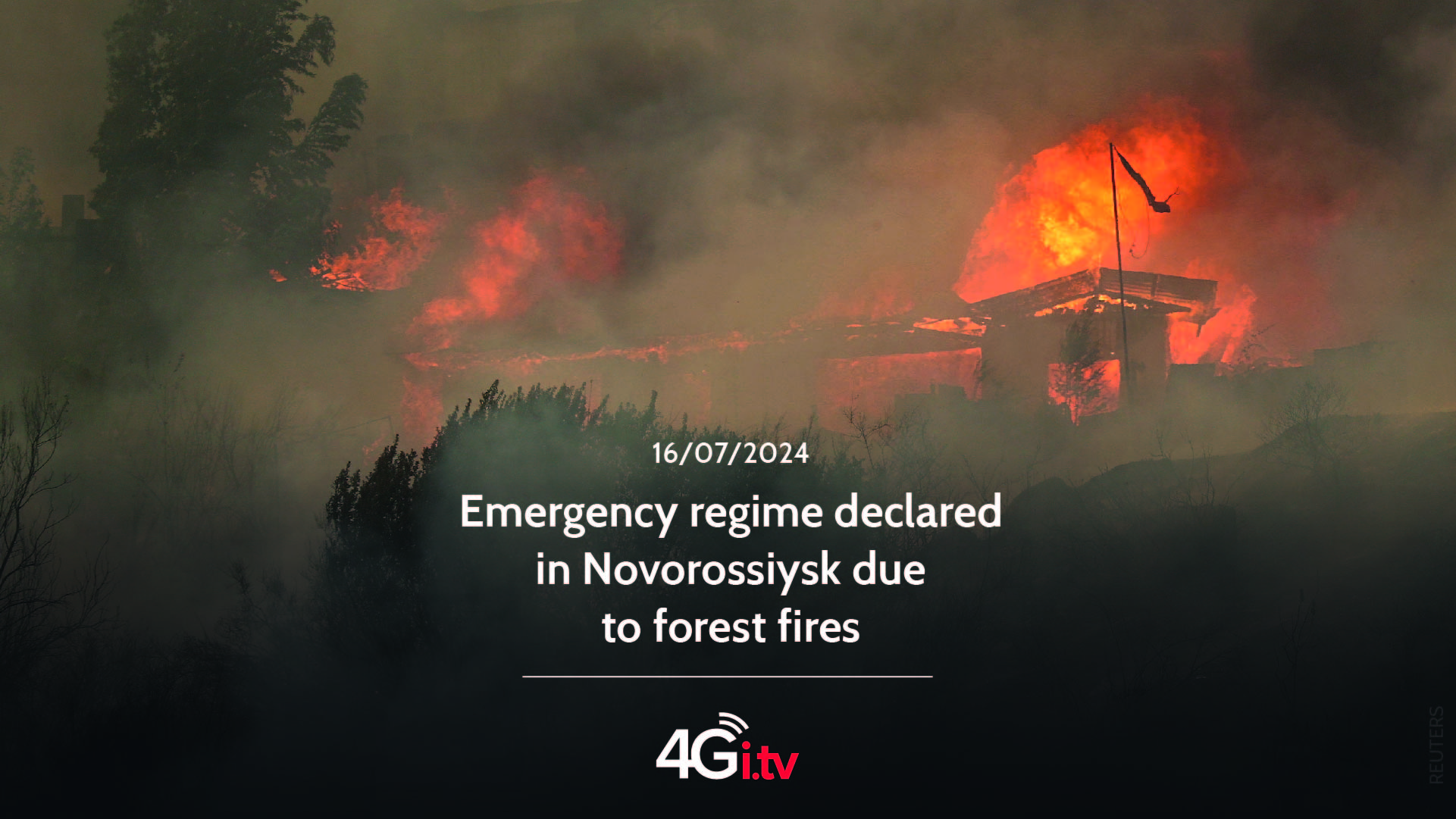 Read more about the article Emergency regime declared in Novorossiysk due to forest fires