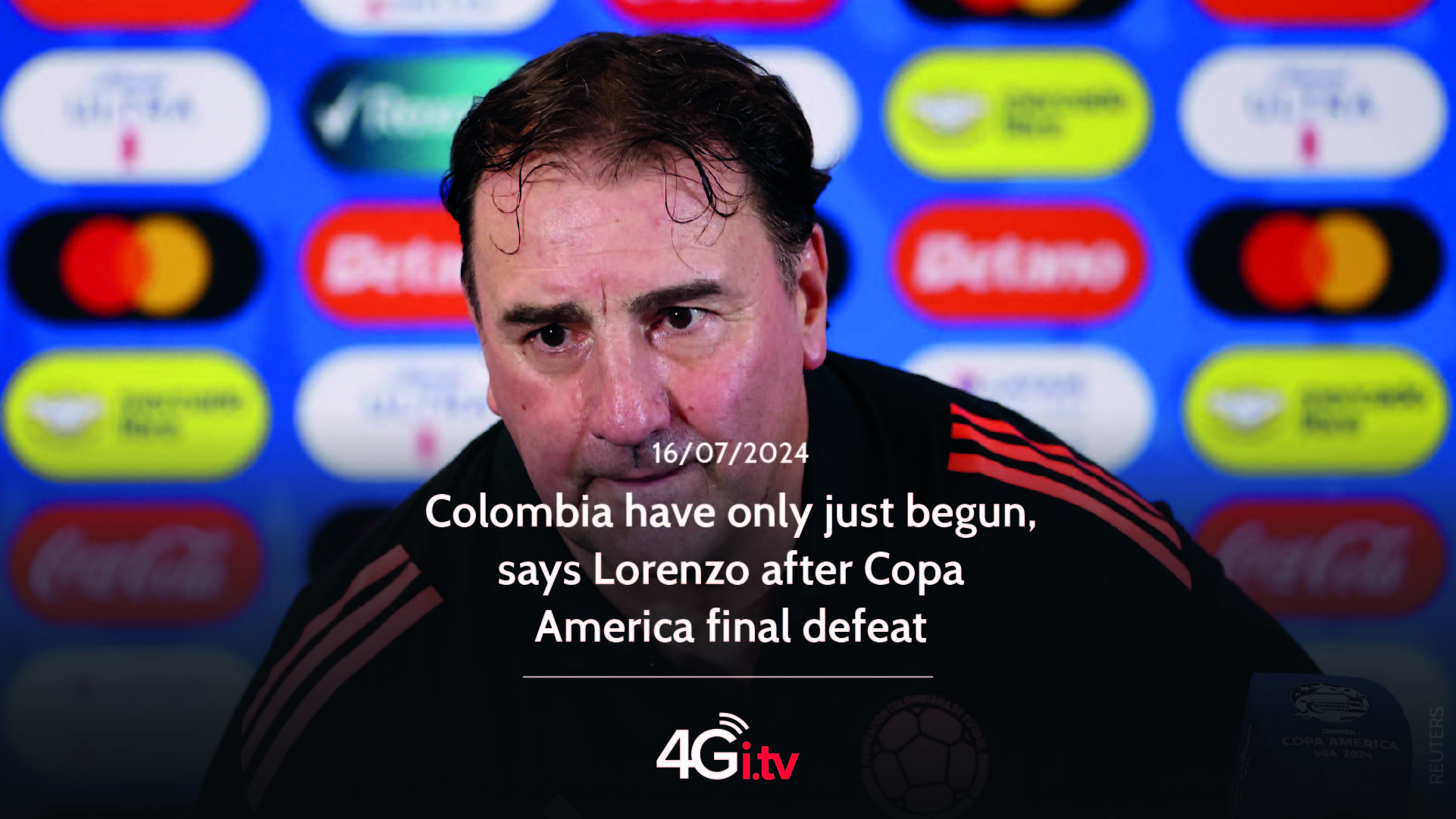 Lesen Sie mehr über den Artikel Colombia have only just begun, says Lorenzo after Copa America final defeat