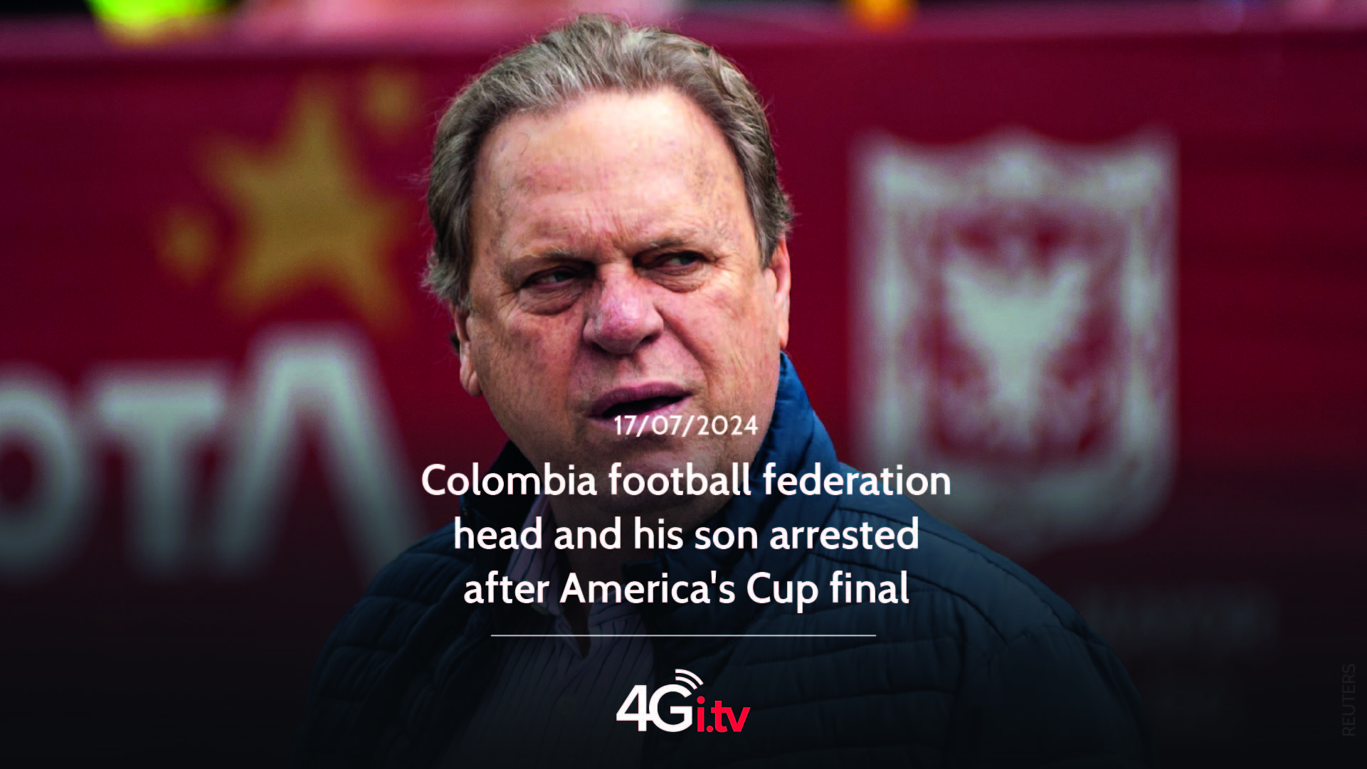 Read more about the article Colombia football federation head and his son arrested after America’s Cup final 