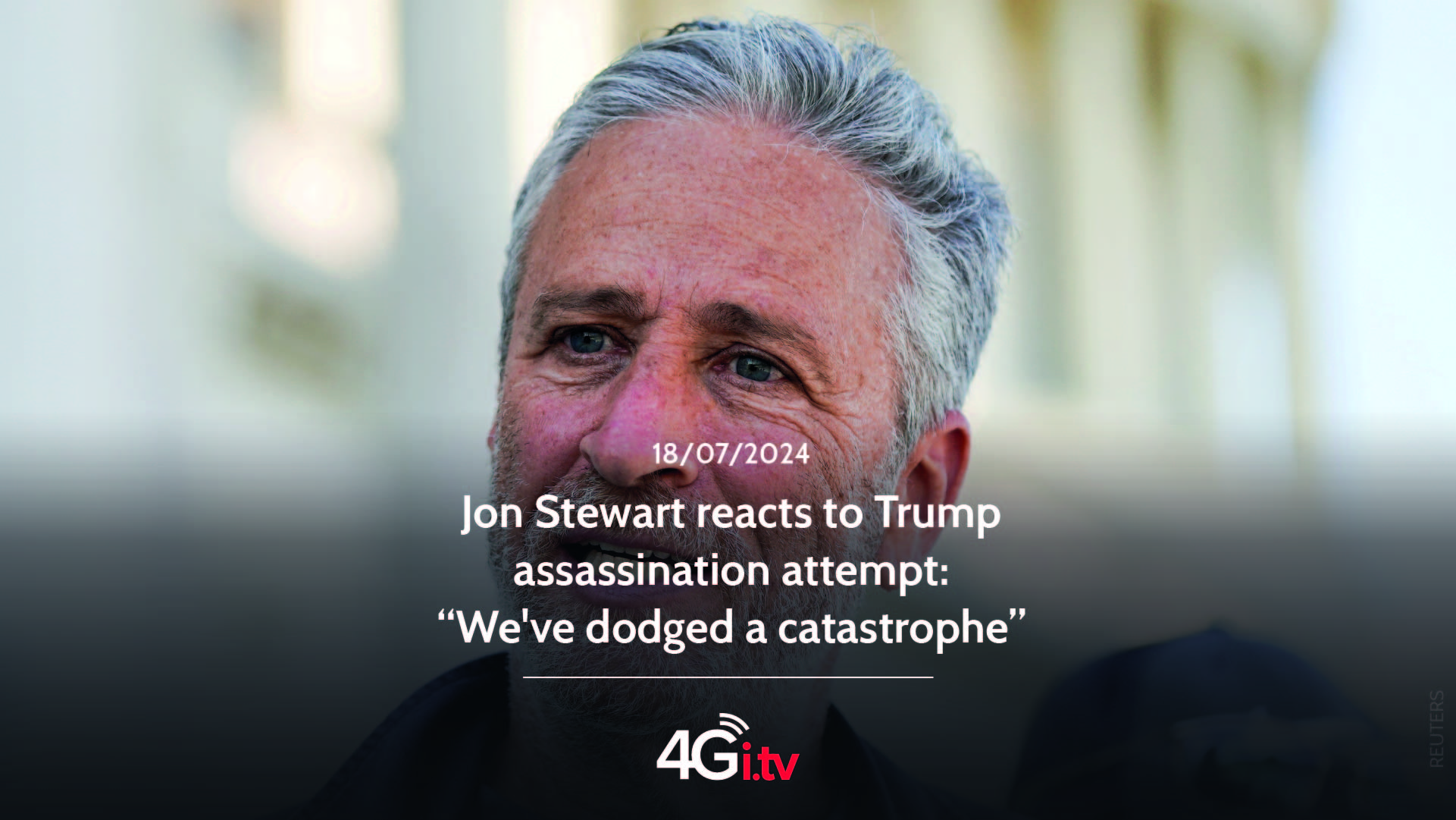 Read more about the article Jon Stewart reacts to Trump assassination attempt: “We’ve dodged a catastrophe”