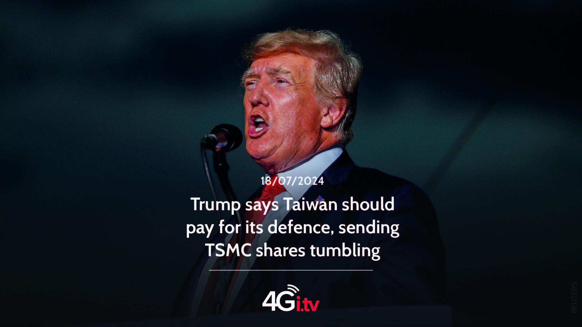 Read more about the article Trump says Taiwan should pay for its defence, sending TSMC shares tumbling